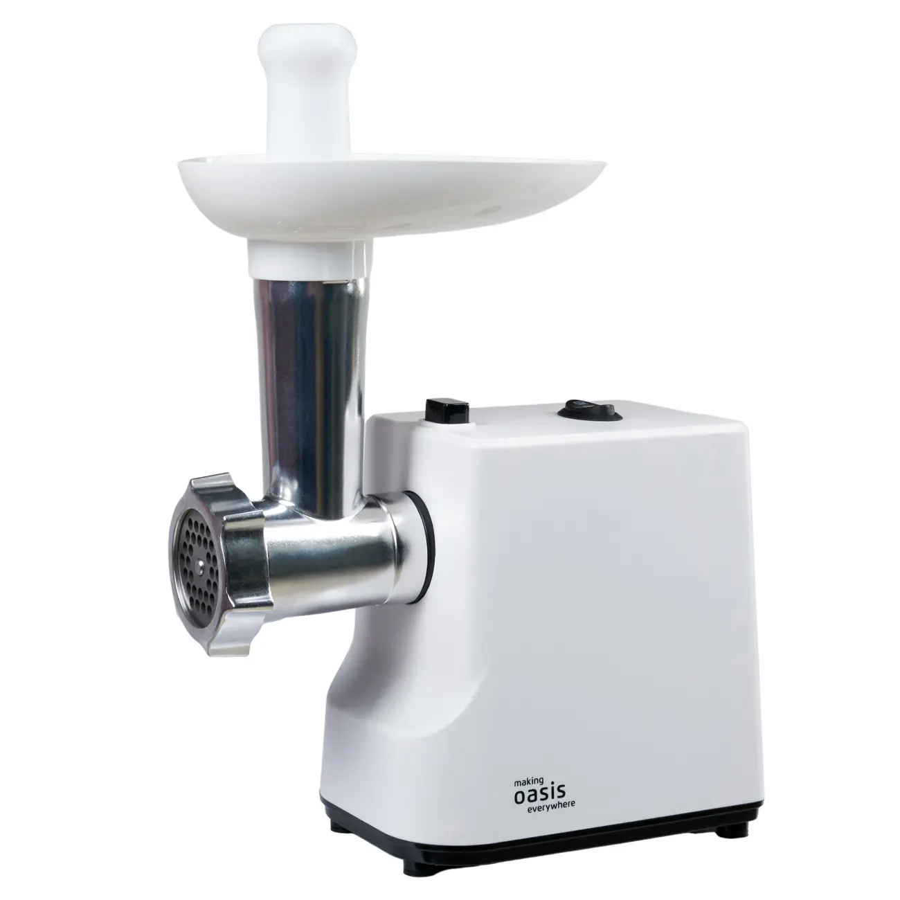 Изображение товара Электрическая мясорубка MAKING OASIS EVERYWHERE MG-LK1 1300 Вт белая