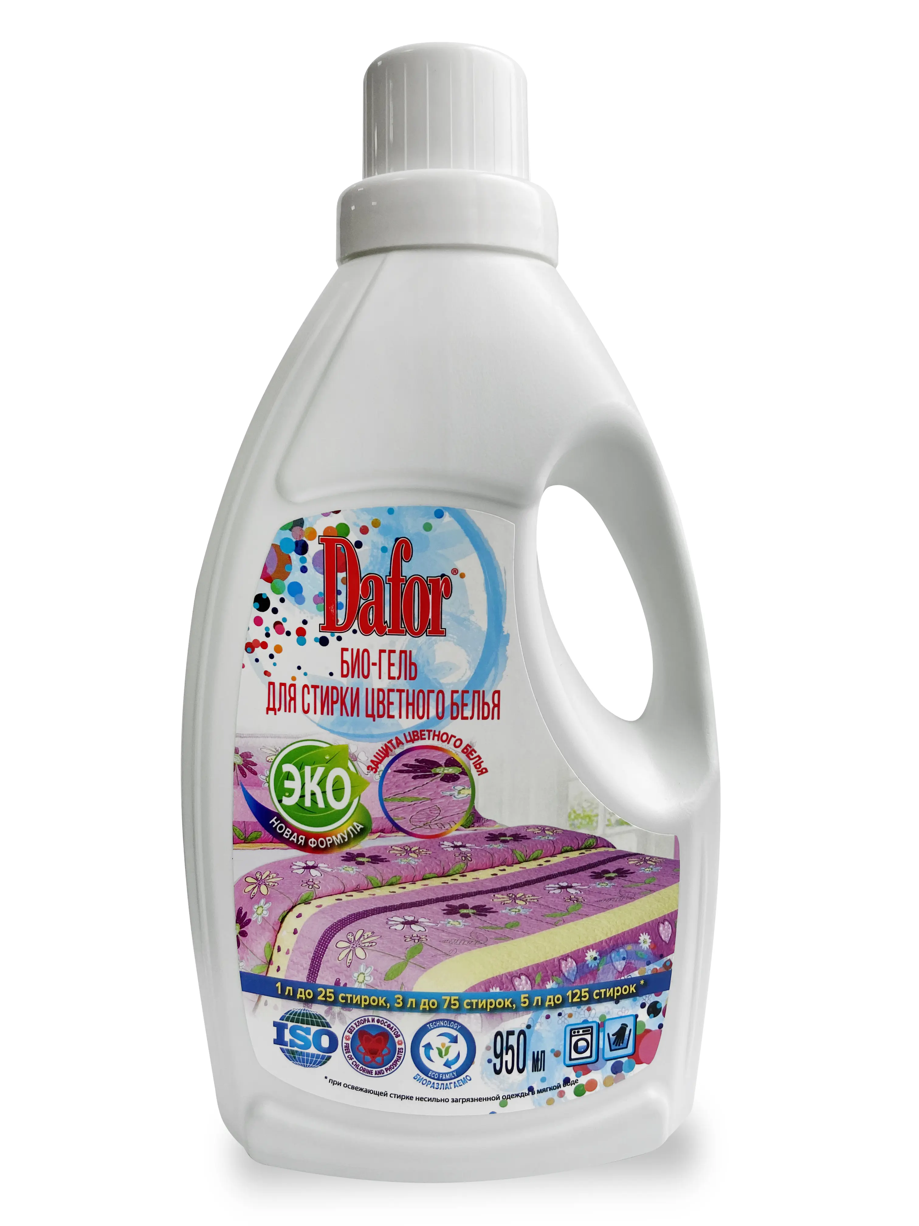 Изображение товара Гель для стирки цветного белья Dafor 950 мл