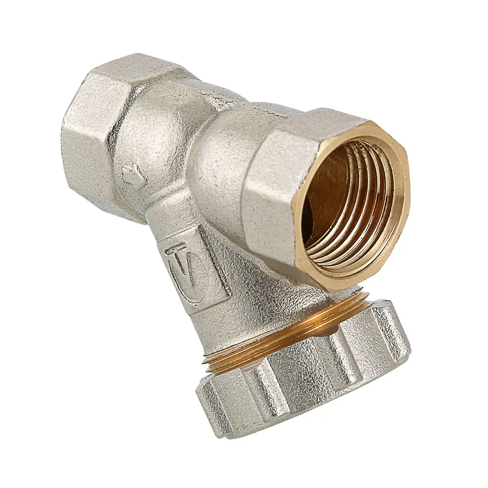 Изображение товара Фильтр механический косой сетчатый Valtec VT.193.N 3/4 дюйма 500 мкм латунь Китай