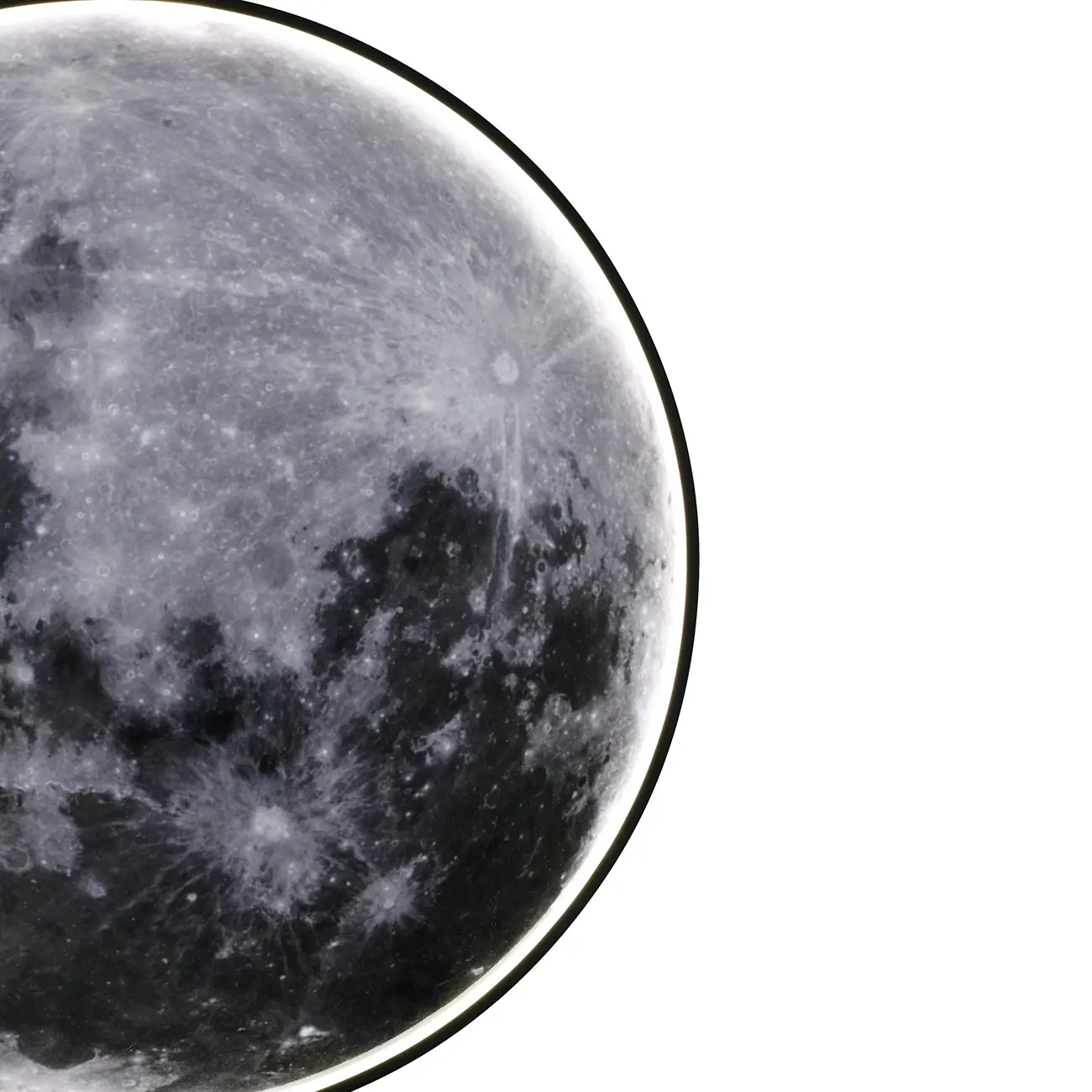 Изображение товара Люстра потолочная светодиодная Escada Planet Moon 605/S разноцветный 47 м² тёплый белый свет