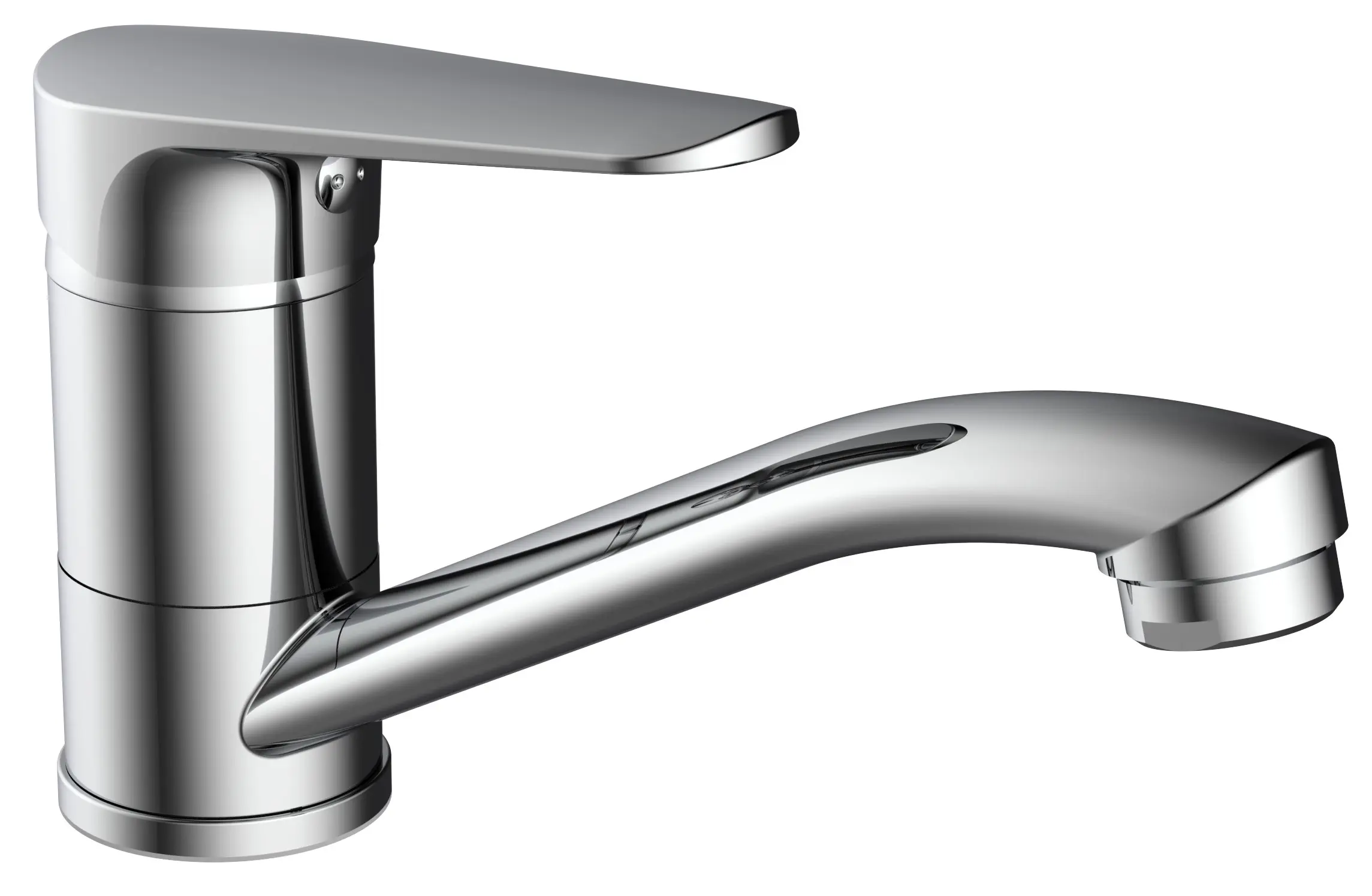 Изображение товара Смеситель для кухни Voda Splash поворотный излив 6.1 см цвет хром