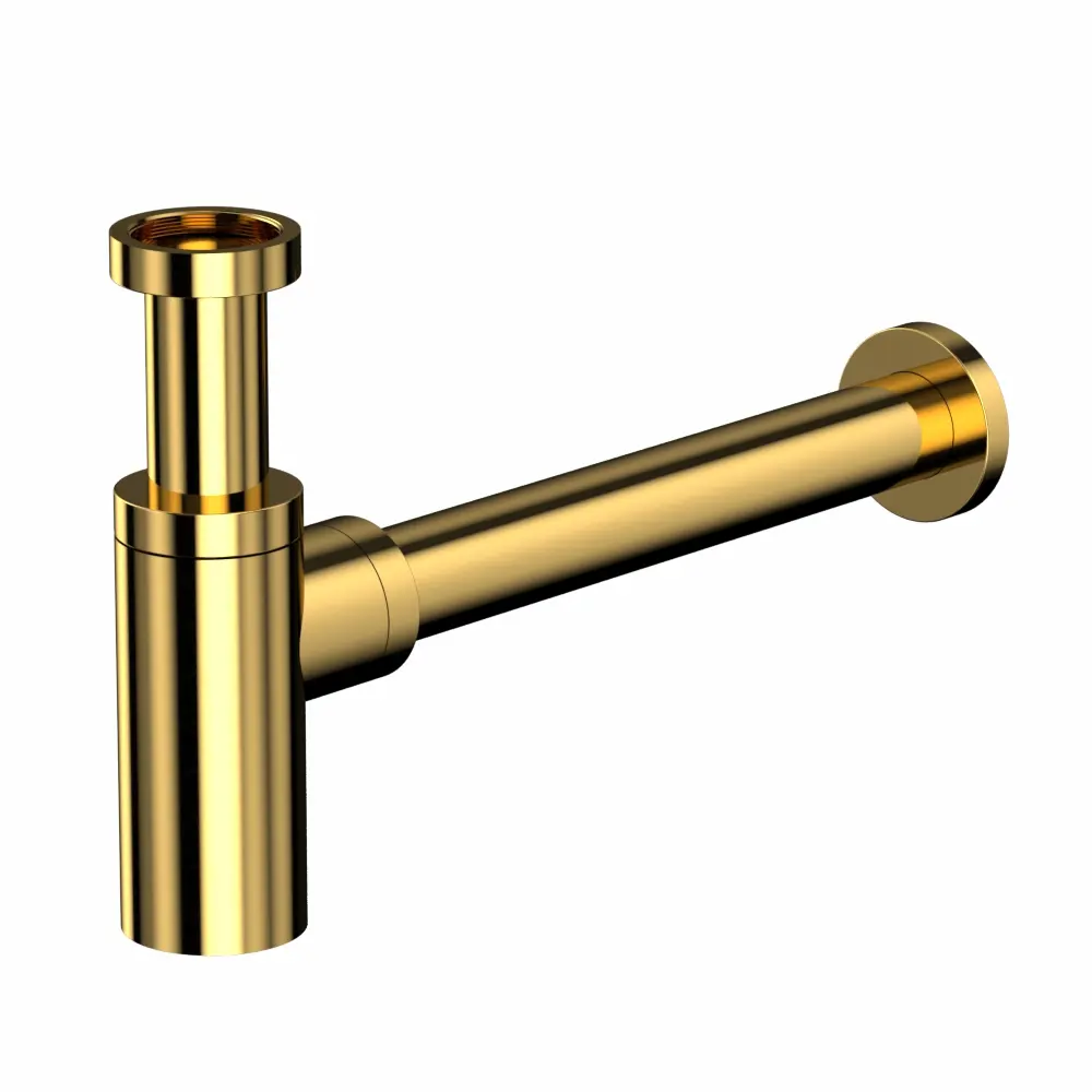 Изображение товара Сифон для раковины Whitecross A186GL 32 мм золото с регулировкой высоты