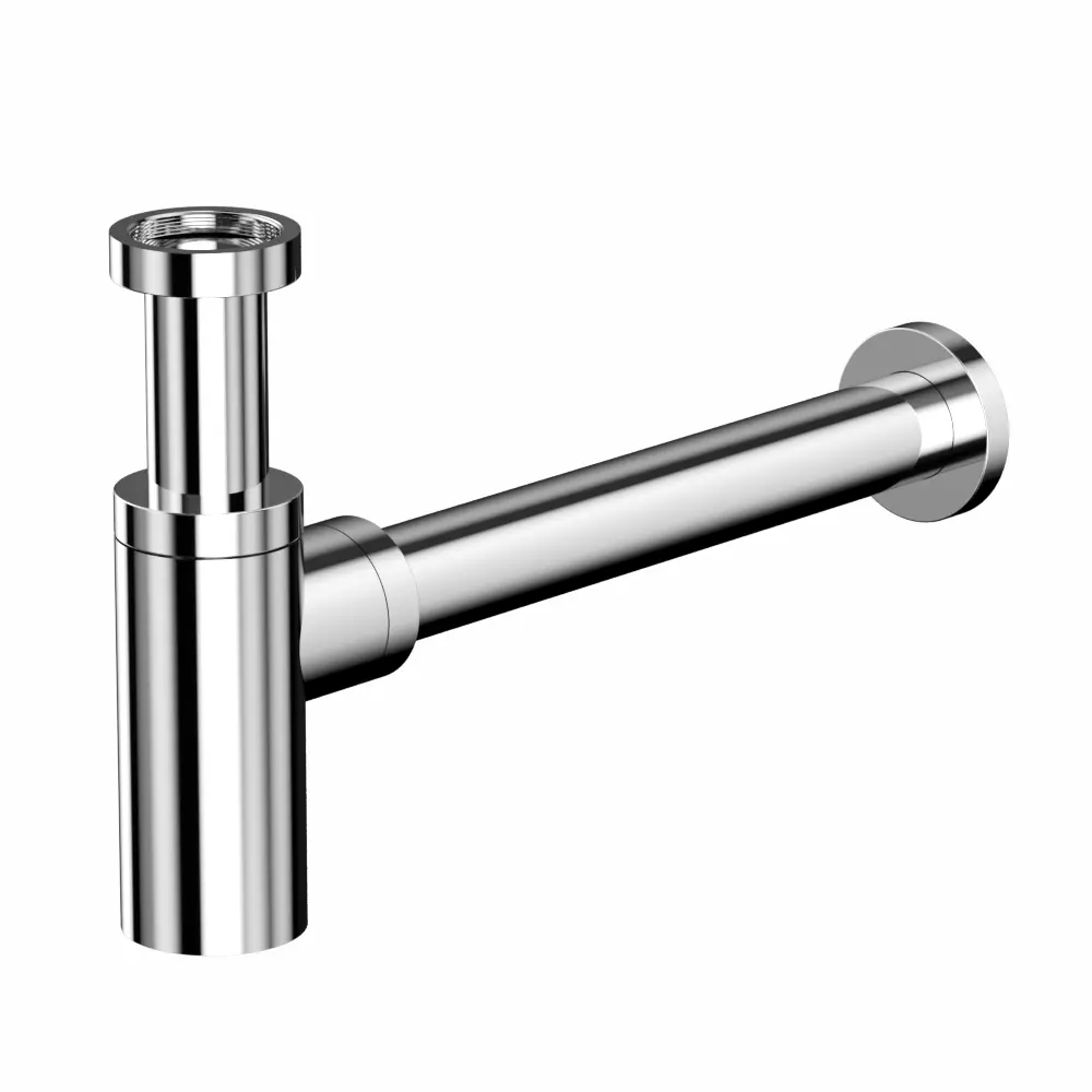 Изображение товара Сифон для раковины Whitecross A186CR 35 см латунь хром Португалия