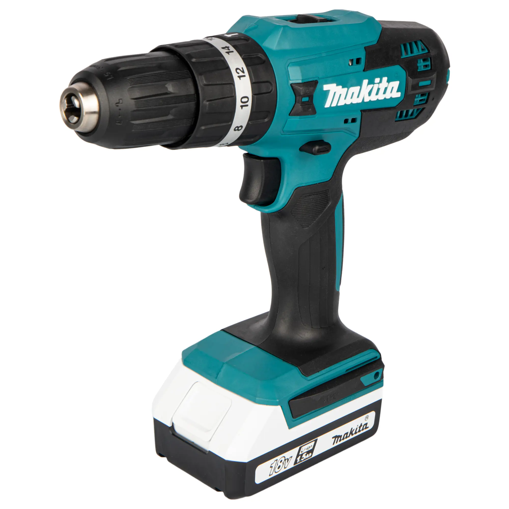 Изображение товара Аккумуляторная дрель-шуруповерт Makita HP488D002 18В, ударная, 2 аккумулятора
