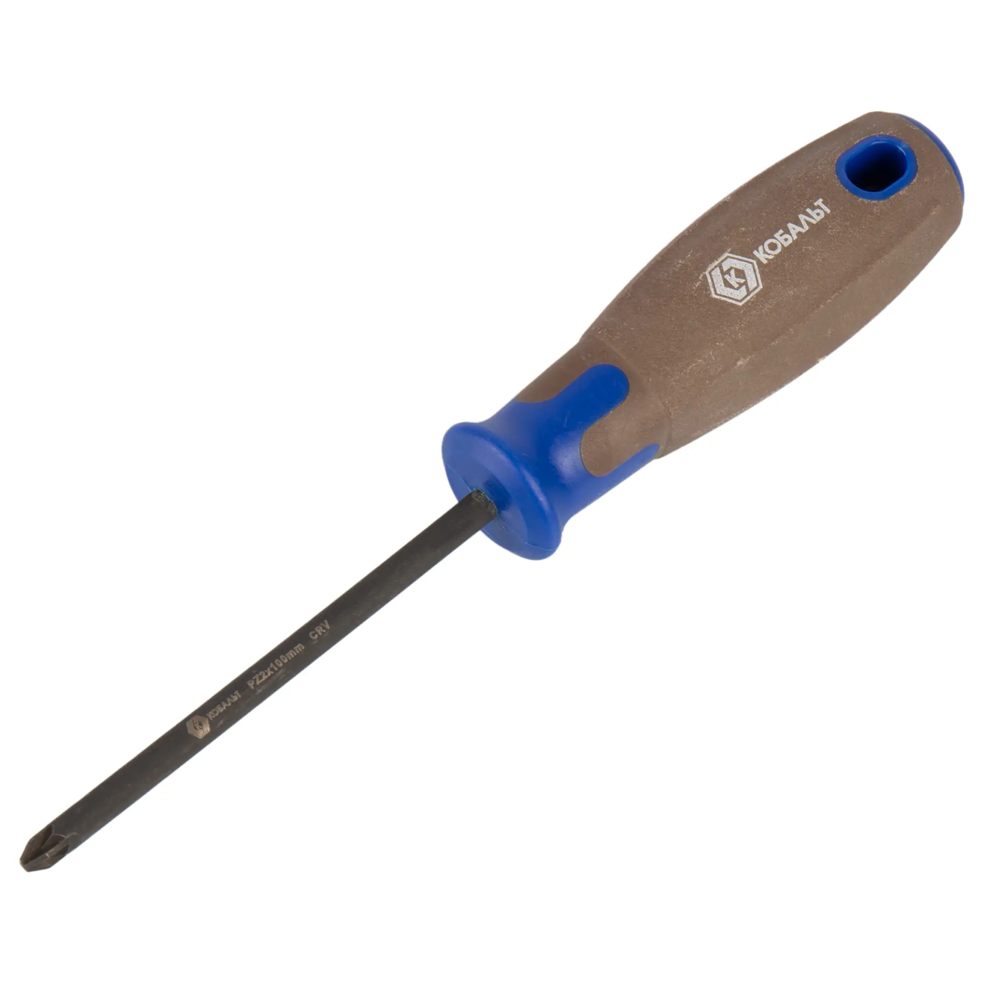 Изображение товара Отвертка крестовая Кобальт 912-151 PZ2x100 мм с магнитным наконечником