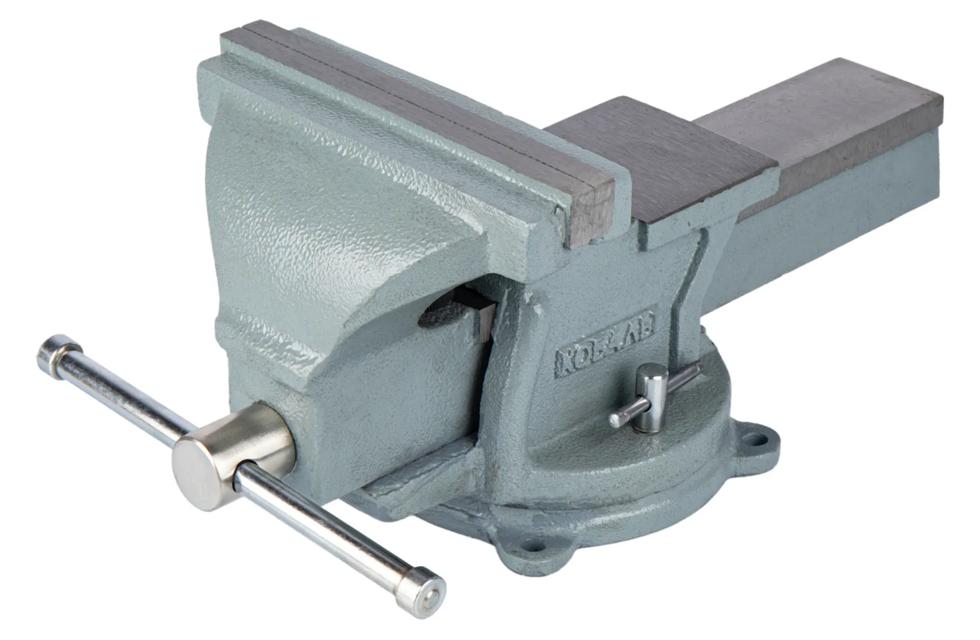 Изображение товара Слесарные настольные тиски Кобальт 248-993 200 мм поворотные