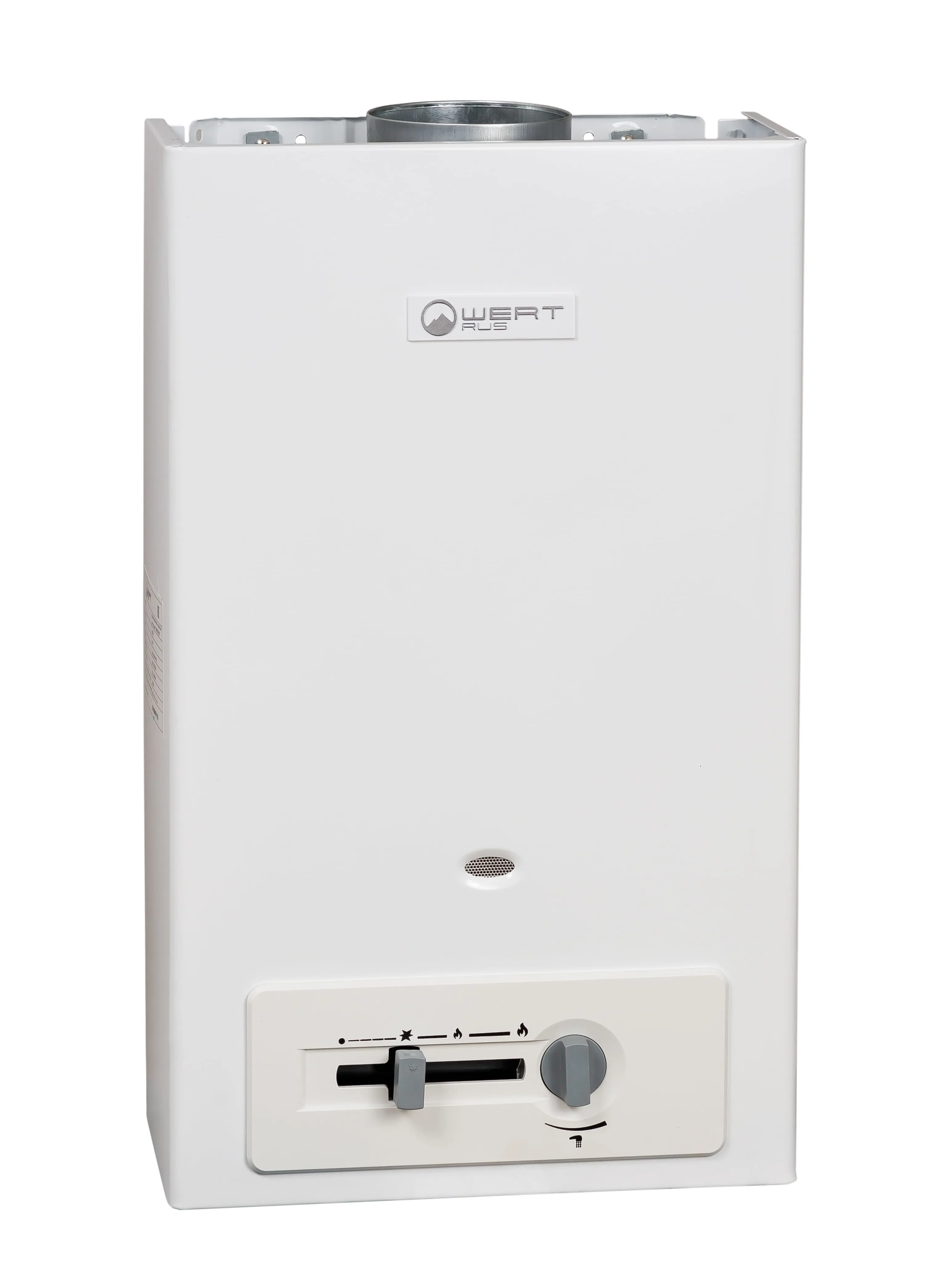 Изображение товара Газовый проточный водонагреватель WERT 10Р White 17.4 кВт, расход 10 л/мин