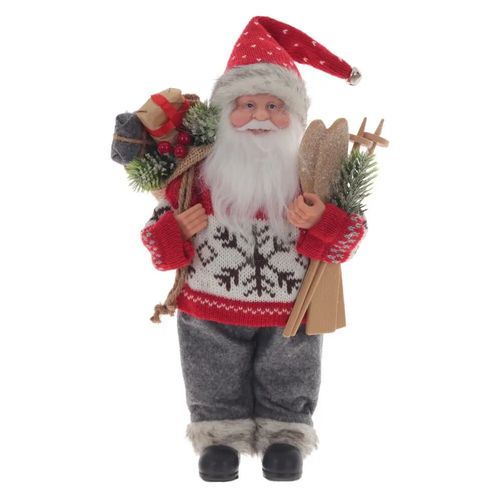 Изображение товара Новогодняя фигурка Дед Мороз 20x11x43 см красный