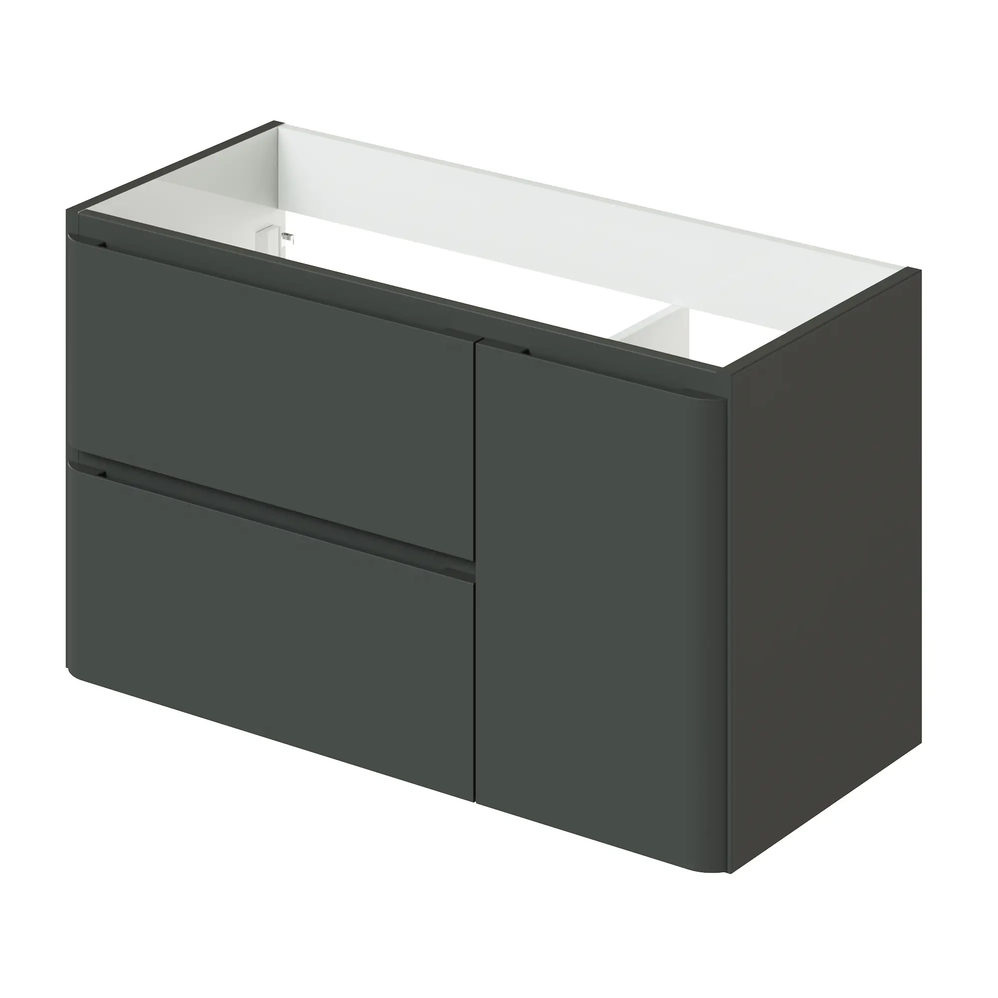 Изображение товара Тумба под раковину Итана Roberto 4657792952947 подвесная 99.50см цвет графит