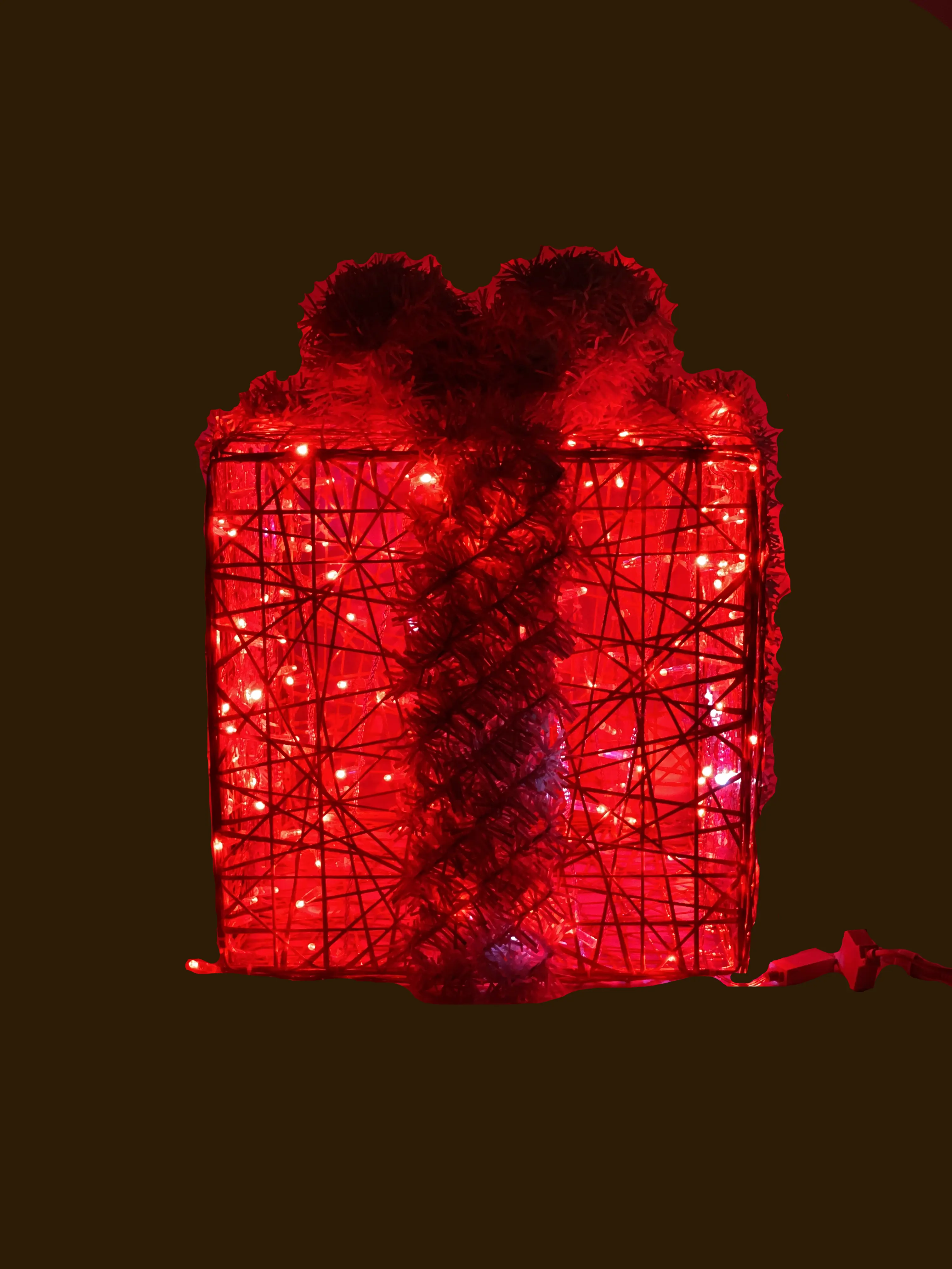 Изображение товара Электрическая светящиеся фигура Подарок 300 LED 150x150x150 см теплый белый свет