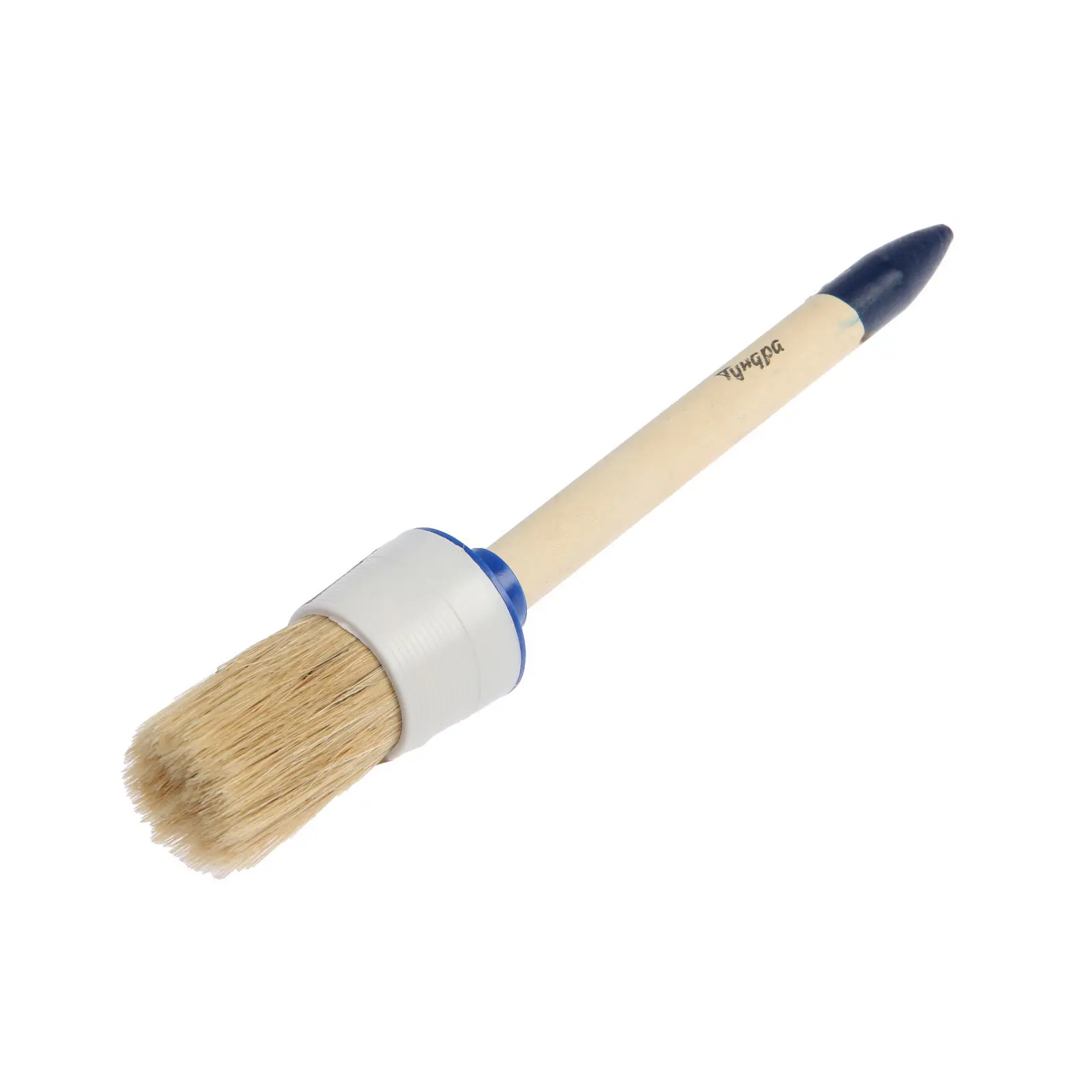 Изображение товара Кисть малярная круглая Тундра 881554 натуральная щетина Кистьлая 10 40 мм