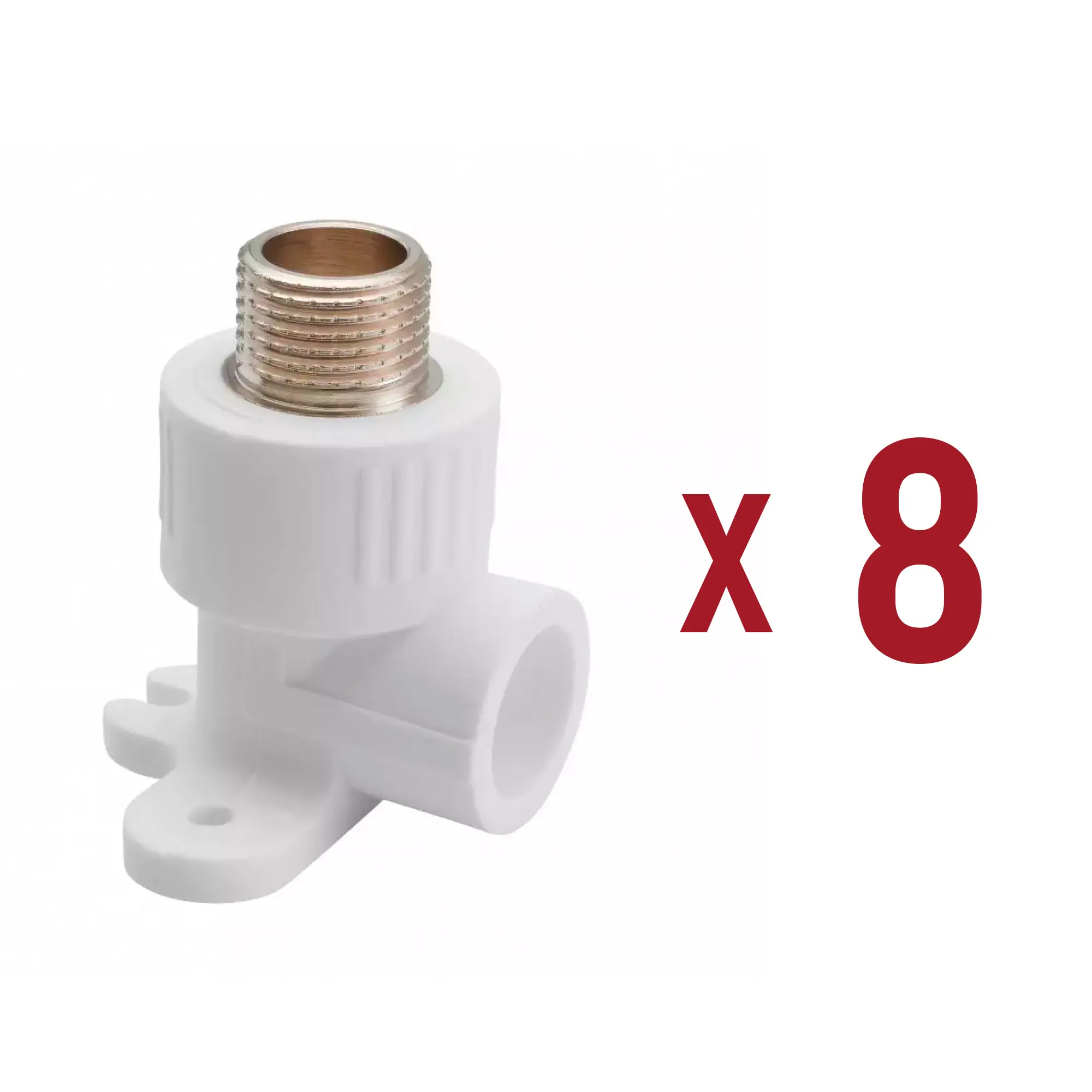 Изображение товара Водорозетка Aqualink 1/2"x20 мм ВП-НР полипропилен 8 шт
