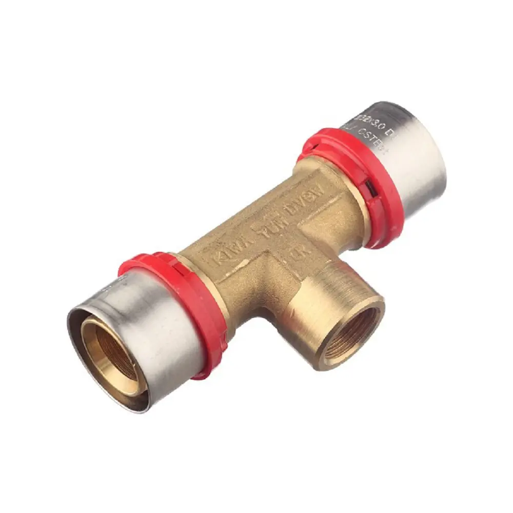 Изображение товара Тройник комбинированный TIEMME 32х1/2"х26 мм латунь для водопровода и отопления