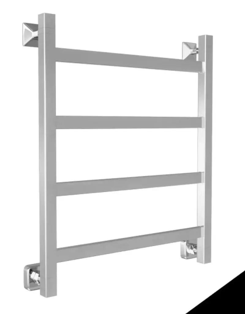 Изображение товара Полотенцесушитель водяной Двин J Plaza 50x80 см нержавеющая сталь 1/2" цвет черный матовый