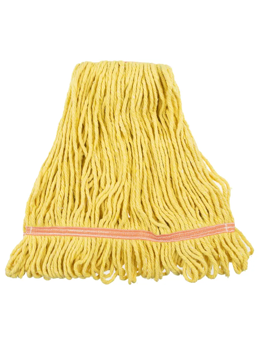 Изображение товара Сменная насадка для швабры NV хлопок веревочная цвет желтый