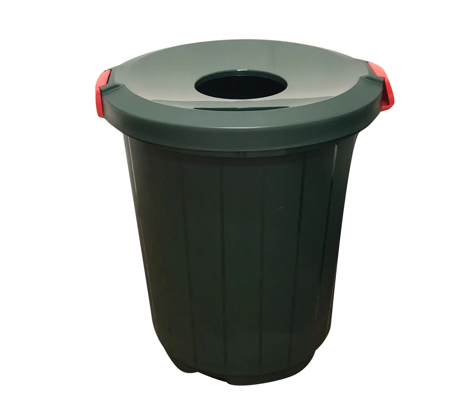 Изображение товара Бак на колесах ЭП 407677 с крышкой-воронкой зеленый 105 л