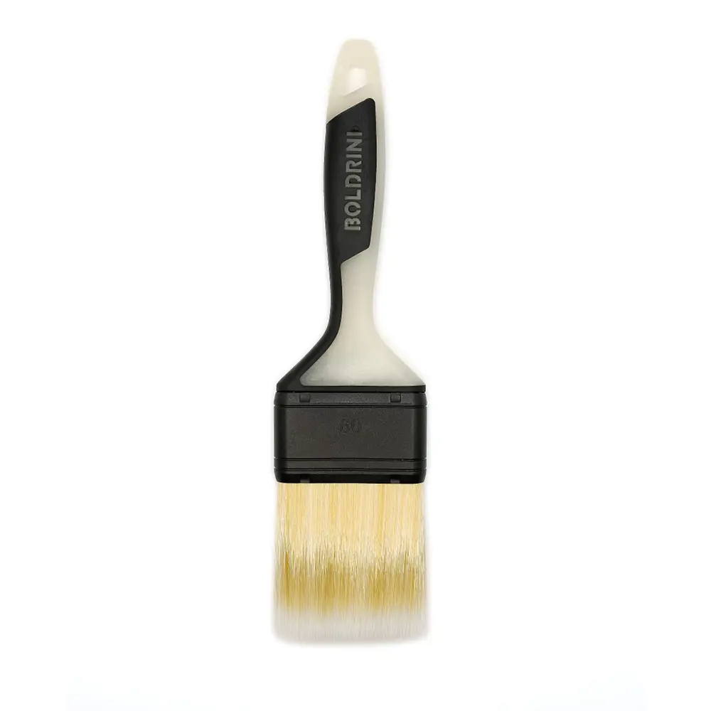 Изображение товара Кисть малярная профессиональная Boldrini синтетическая щетина ультратонкий ворс 60x15 мм