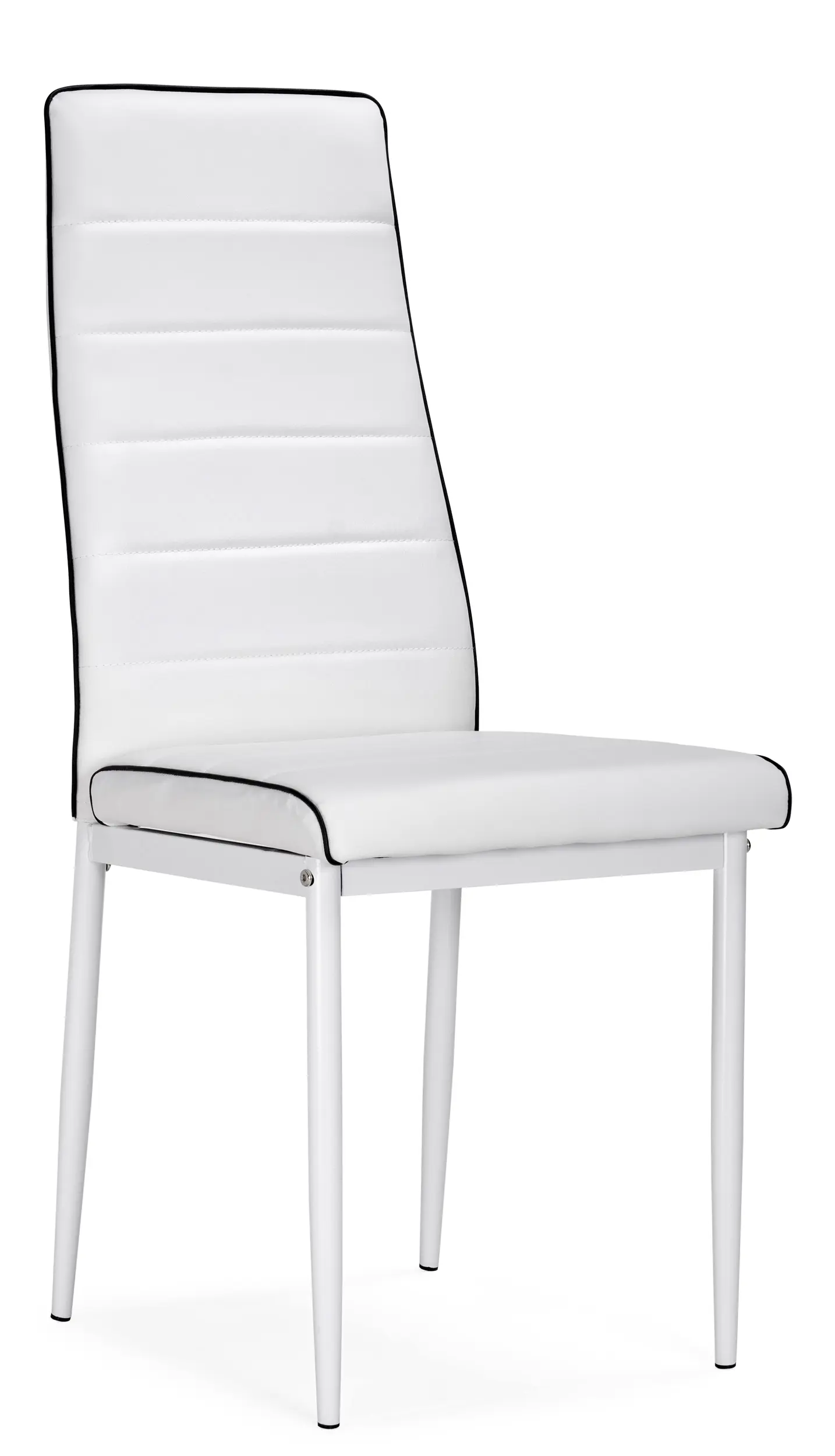 Изображение товара Стул Woodville Dc2-001 41x96x45 см велюр цвет черный/белый