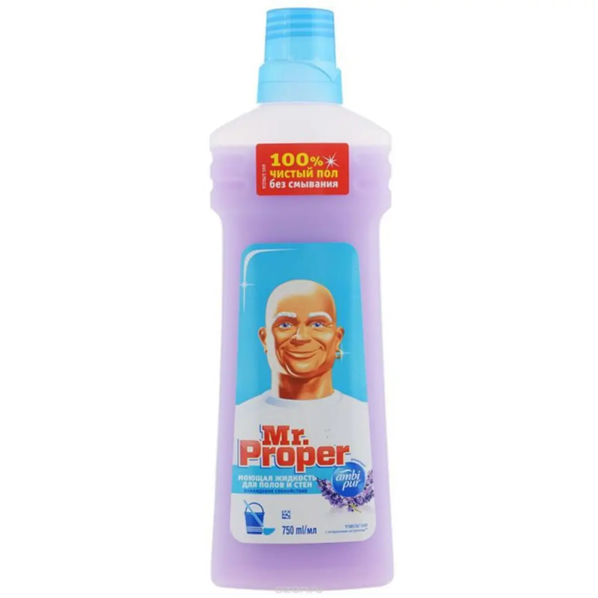 Изображение товара Моющая жидкость для полов и стен Mr Proper Лавандовое спокойствие 750 мл