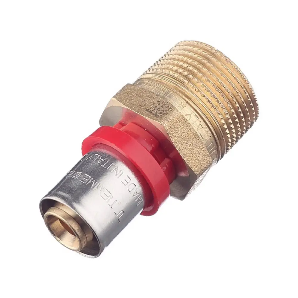 Изображение товара Муфта комбинированная Tiemme 3/4x16 мм латунь для водопровода отопления Италия