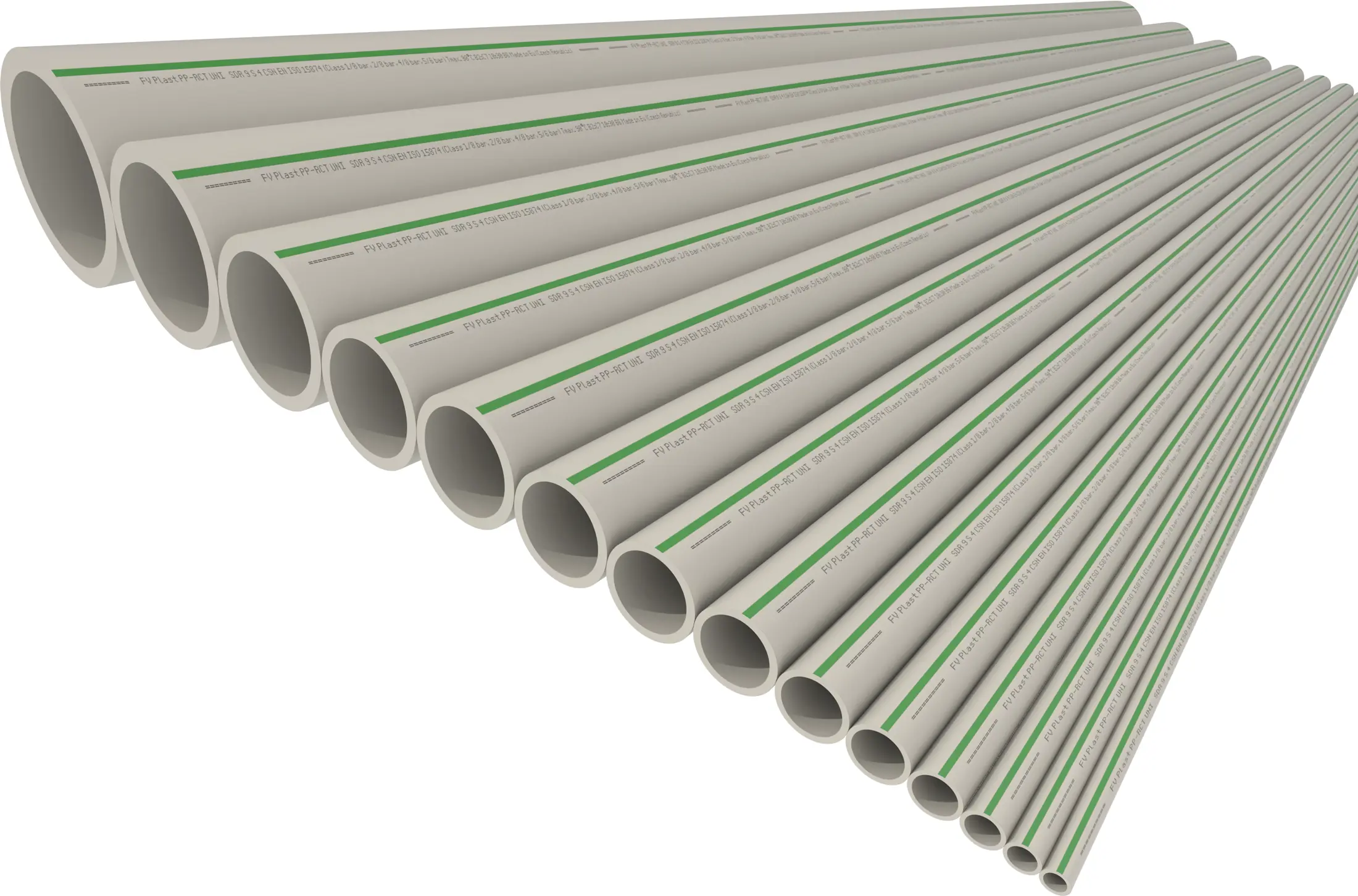 Изображение товара Труба полипропиленовая FV-Plast 20x2.3 мм SDR9 PN10 2 м