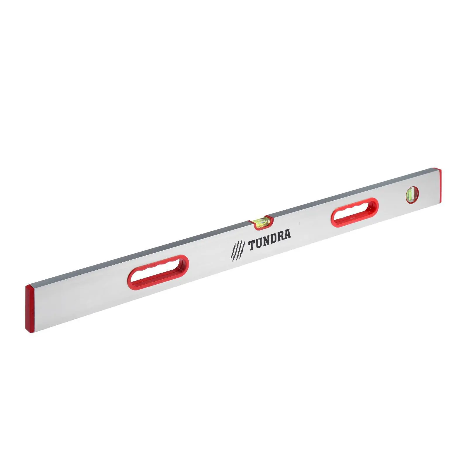 Изображение товара Правило алюминиевое прямоугольное с уровнем Тундра 1123621 1 м