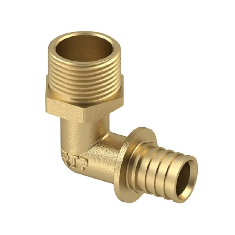 Изображение товара Угол комбинированный 90° РТП 1"x32 мм НР латунь