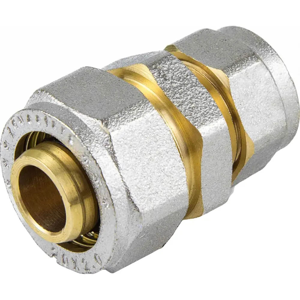 Изображение товара Муфта переходная латунь 16x20 мм для систем отопления и водоснабжения