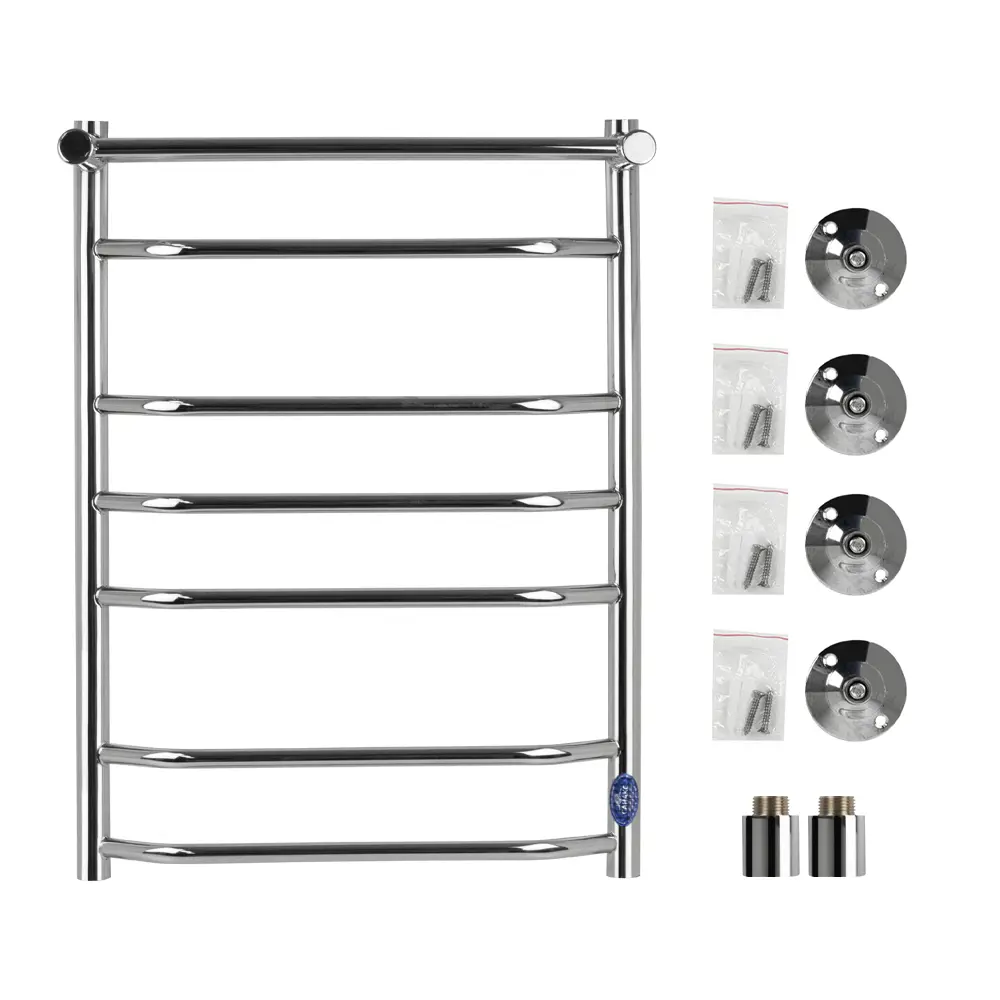 Изображение товара Полотенцесушитель водяной Санакс Классик Дуга 50x80 см нержавеющая сталь 1" цвет белый