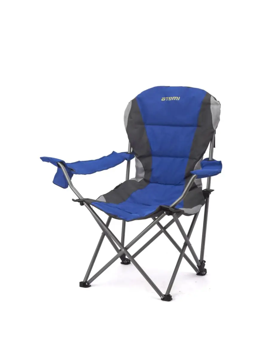 Изображение товара Кресло садовое складной Atemi 00-00008369 60 см x 100 см x 60 см полиэстер синий