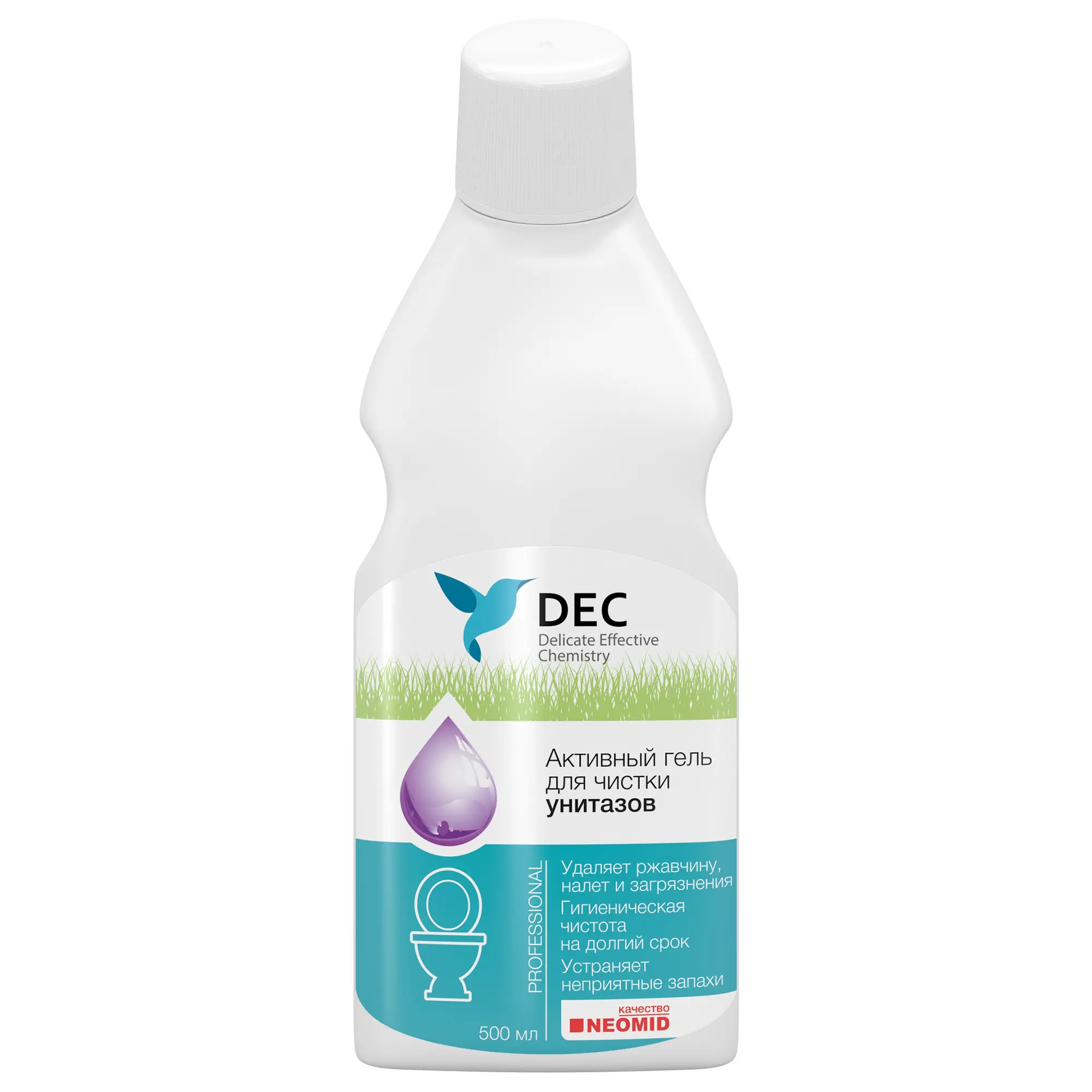 Изображение товара Активный гель для чистки унитазов с антибактериальным эффектом DEC 0.5л