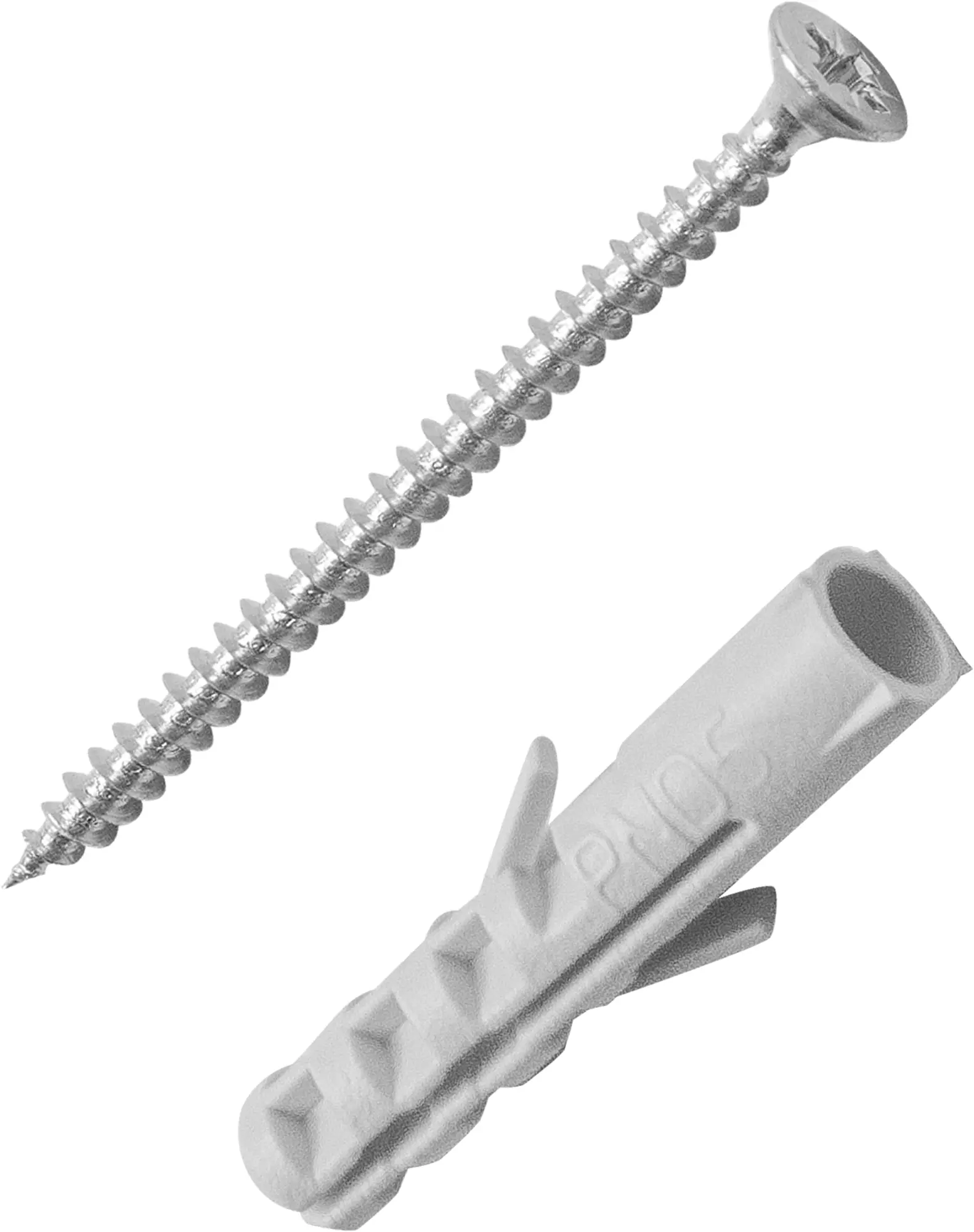 Изображение товара Дюбель потайной Standers PND 5х25 мм с шурупом 3х35 мм 200 шт