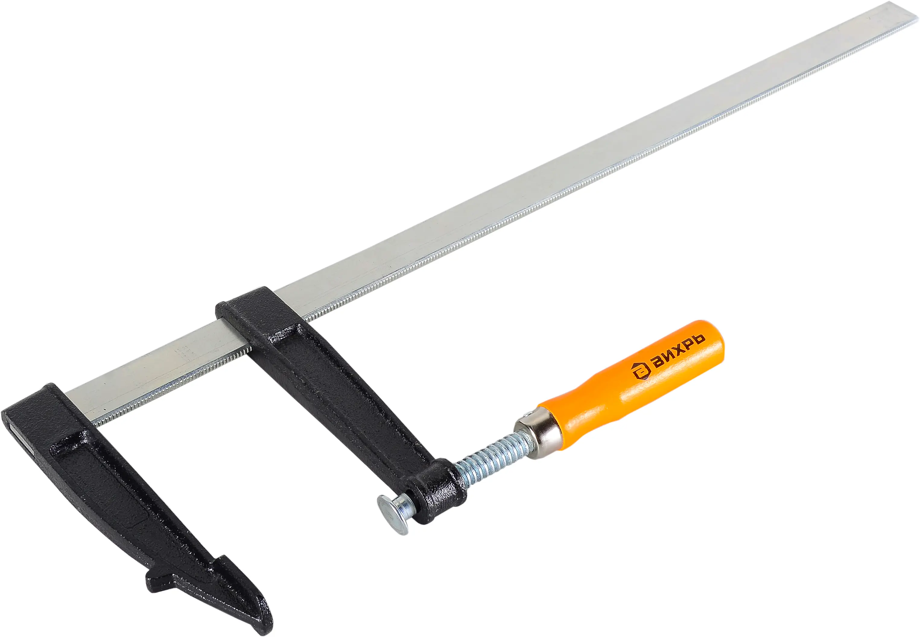 Изображение товара Струбцина F-образная Вихрь 73/9/5/3 500x120 мм для фиксирования деталей