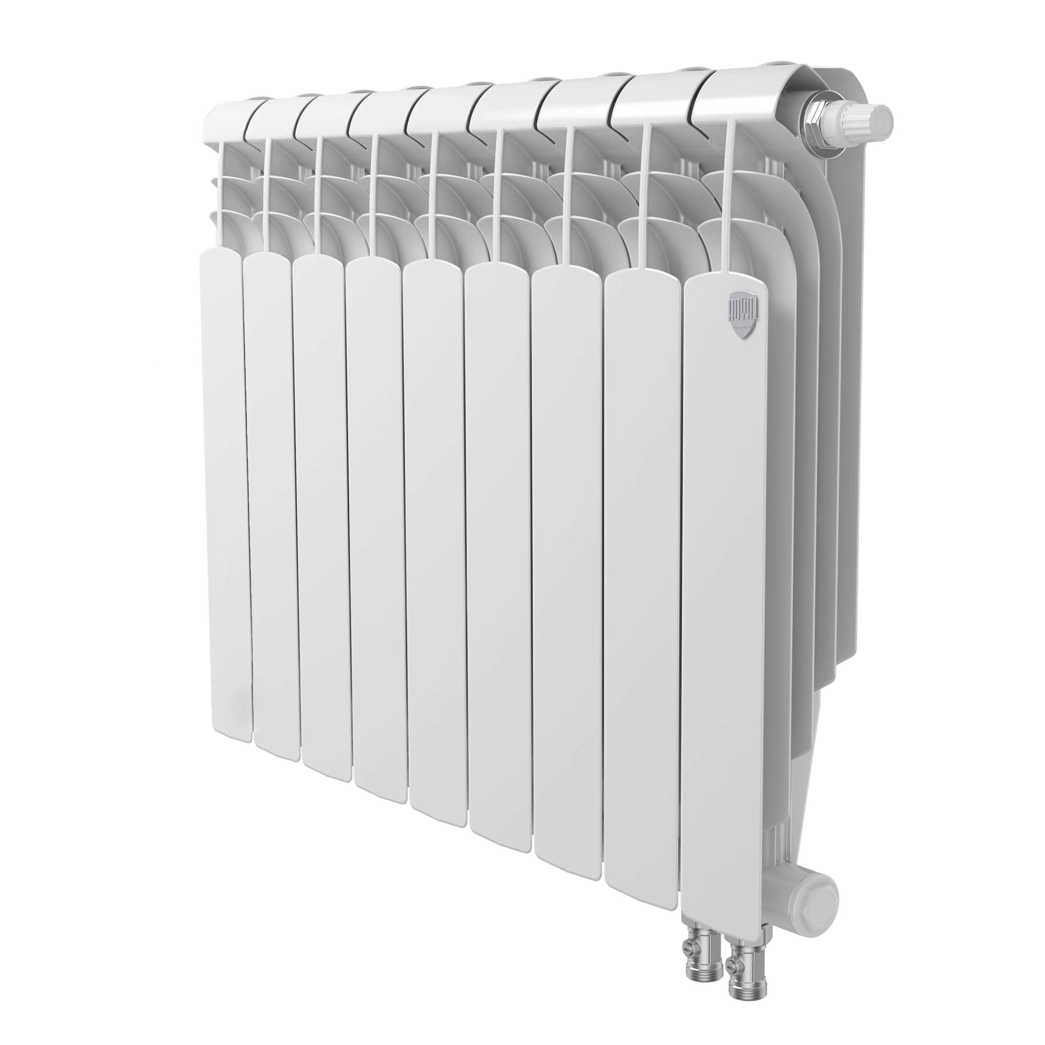 Изображение товара Радиатор Royal thermo Vittoria 500/72 биметалл 9 секций нижнее подключение белый