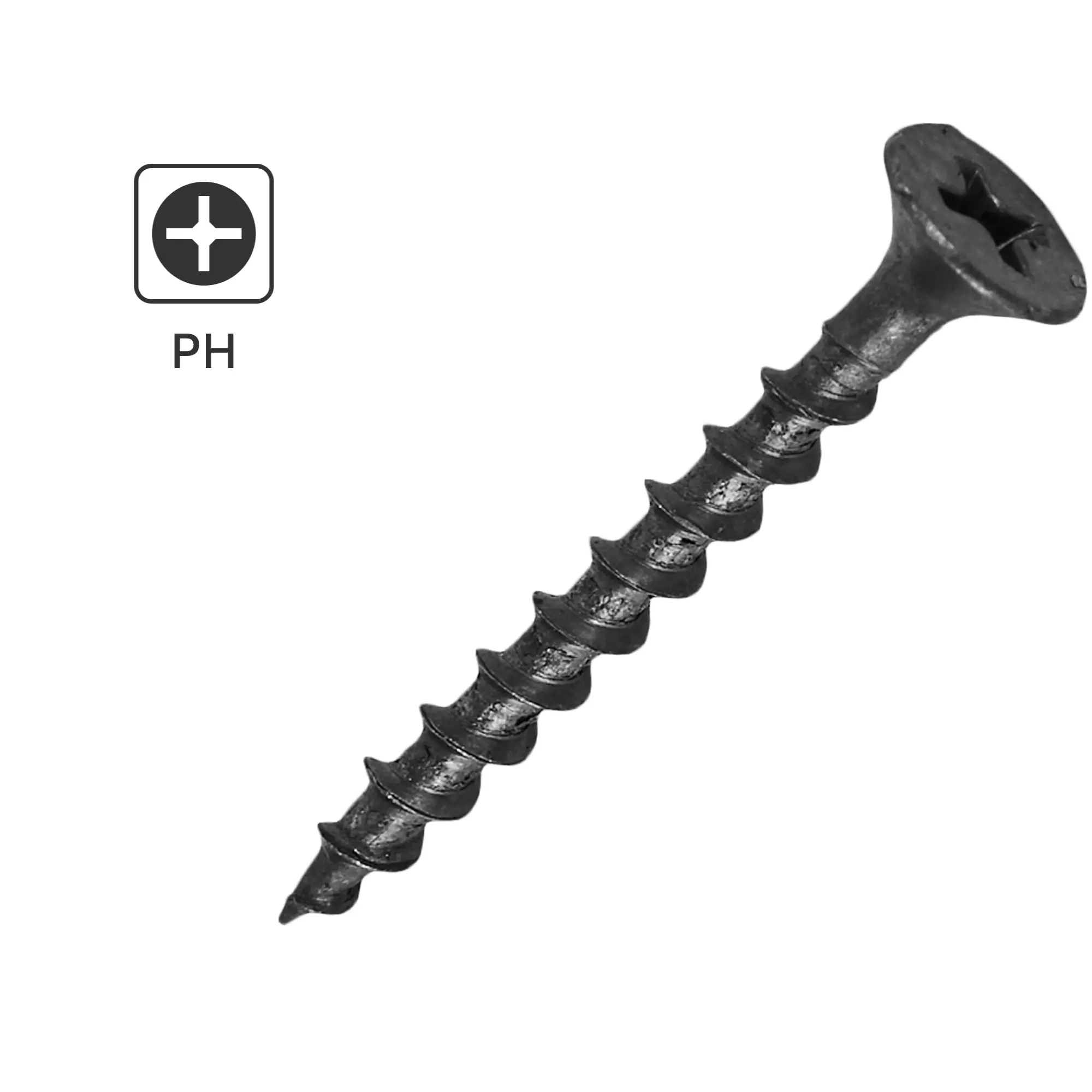 Изображение товара Саморезы по дереву и гипсокартону потайные острые фосфатированные 3.5x35 3 кг