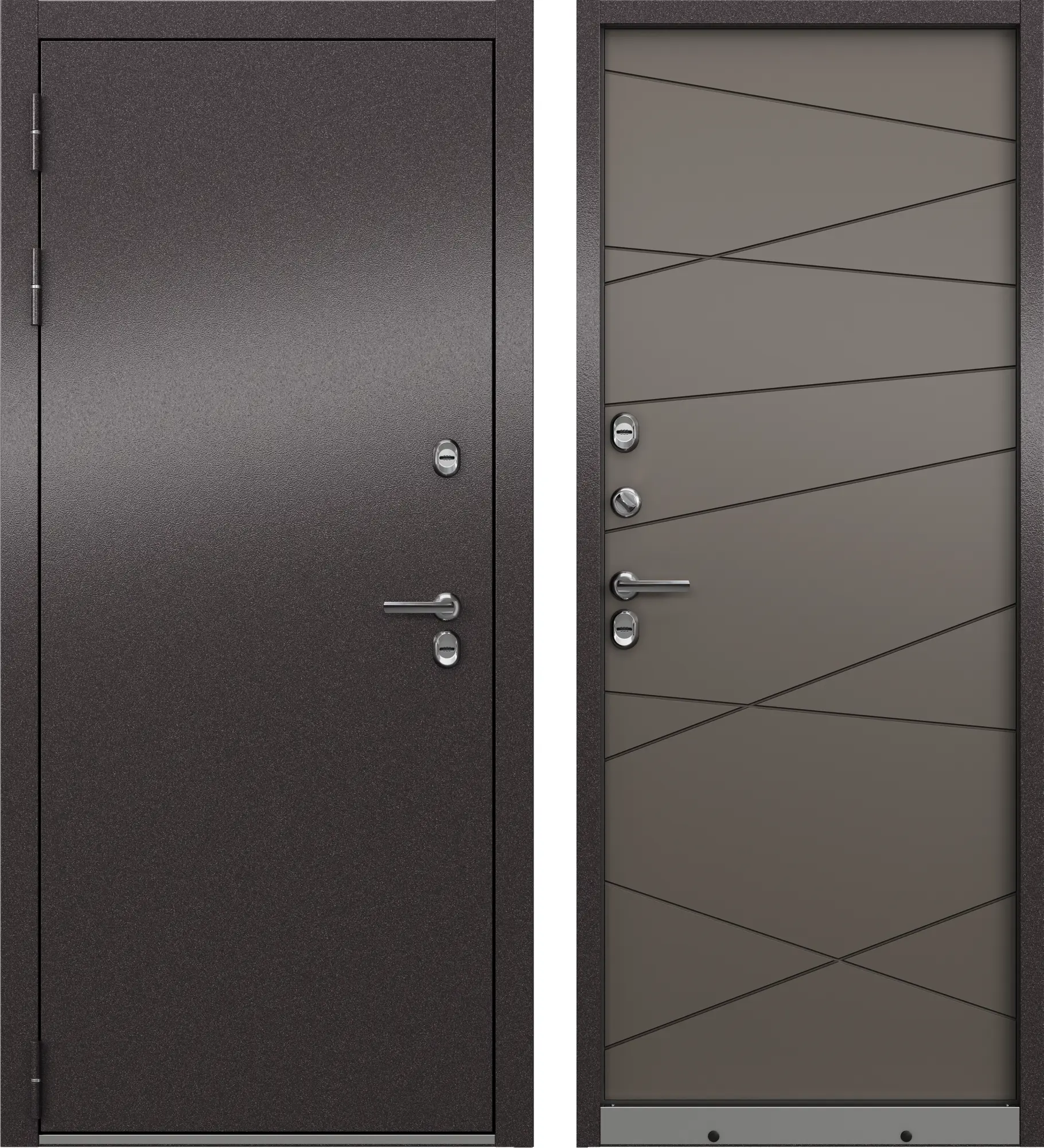 Изображение товара Входная металлическая дверь Стел капучино размеры 88x205 см левая для дома