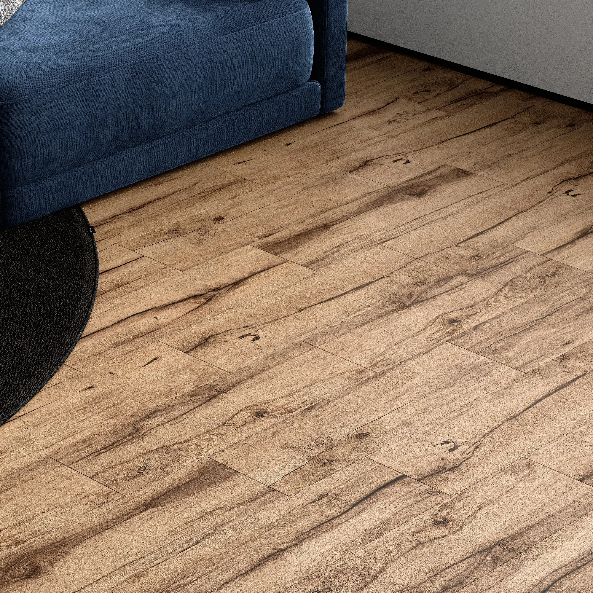 Изображение товара Глазурованный керамогранит KREAFORTA Oakland 18.5x59.8 см 1.216 м² матовый цвет коричневый