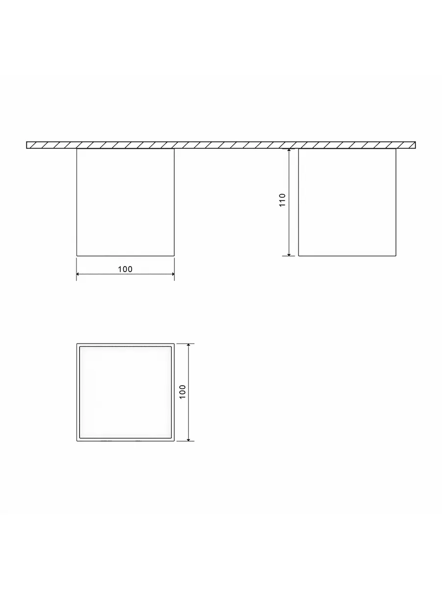 Изображение товара Светильник потолочный светодиодный DESIGNLED GW-8601-10-BL-NW GW нейтральный белый свет цвет черный