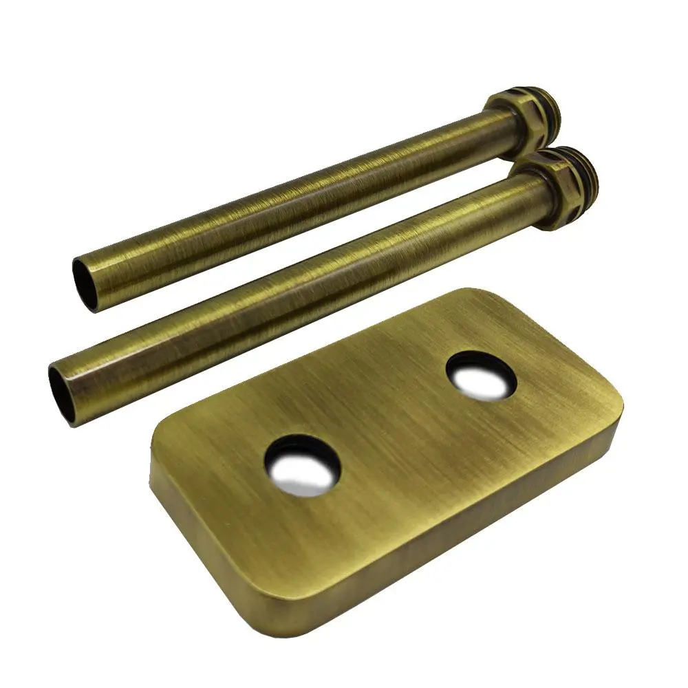 Изображение товара Комплект декоративных трубок SR Rubinetterie 50 мм для радиатора бронза