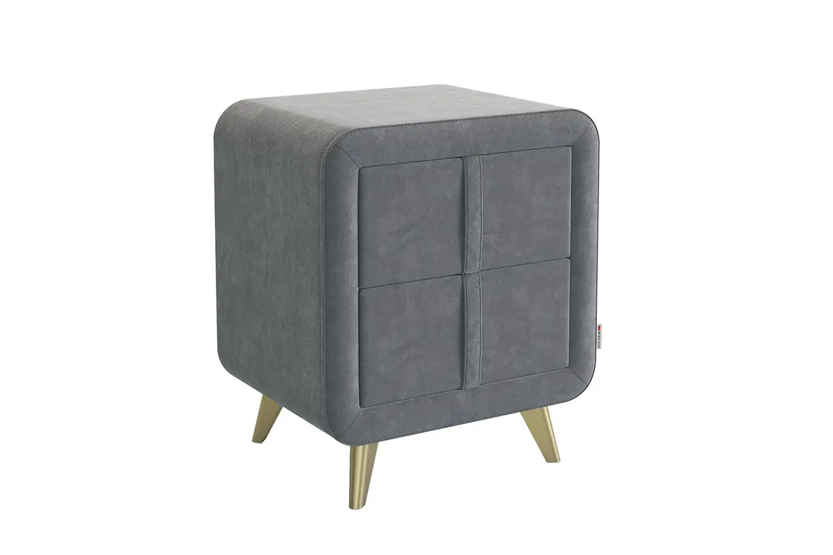 Изображение товара Тумба прикроватная Mebelson 48x58x37 см 1 ящик ЛДСП цвет графит