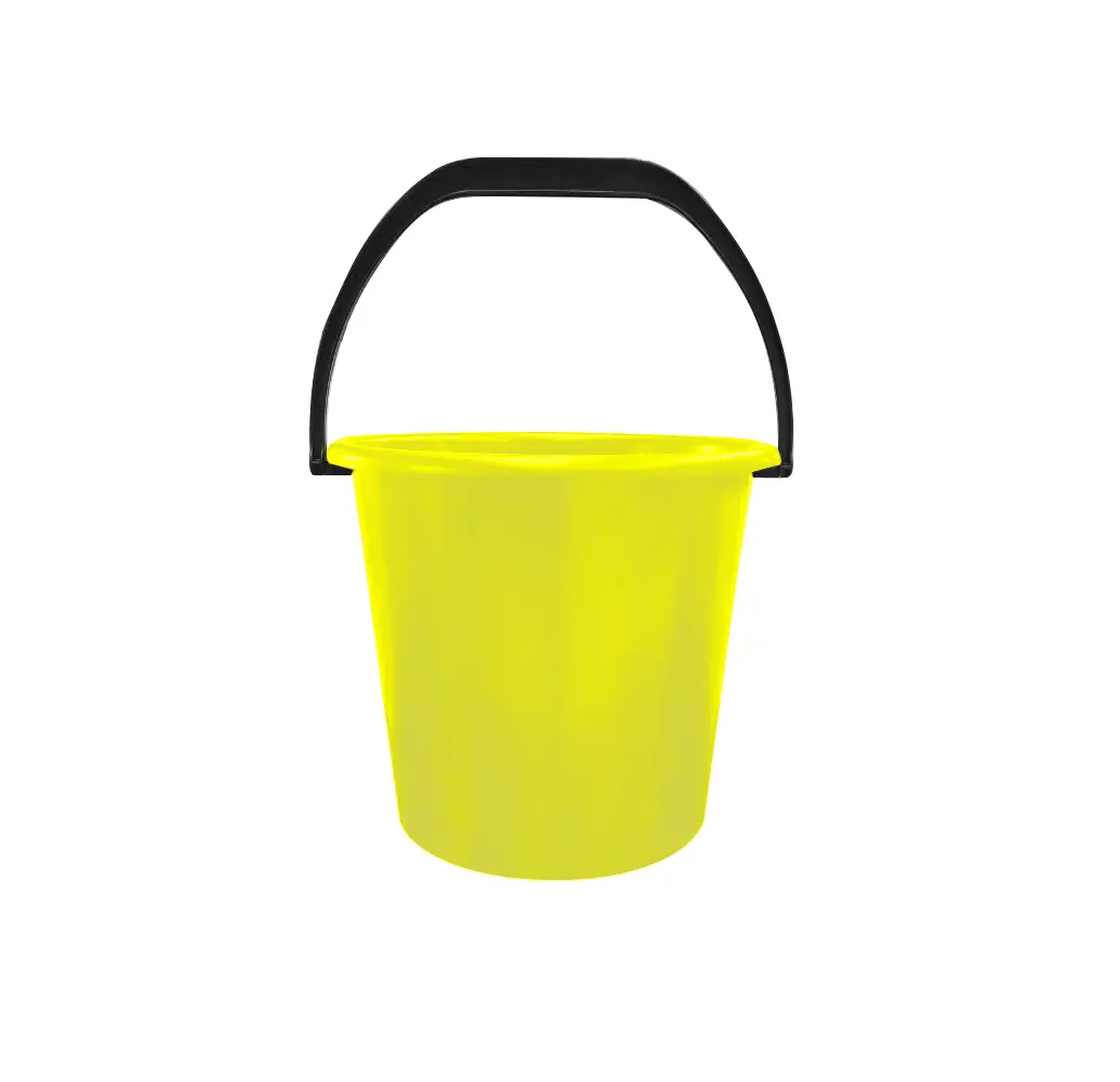 Изображение товара Ведро круглое Илан-Пласт 10 л полипропилен цвет желтый