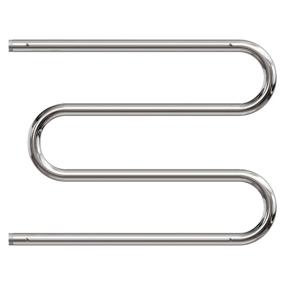 Изображение товара Полотенцесушитель водяной с полкой Point PN38667P 70x60 см 1/2" нержавеющая сталь