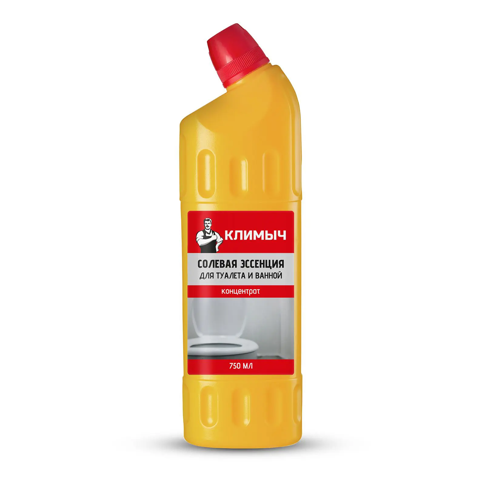 Изображение товара Чистящее средство концентрат Климыч CLM0103 Солевая эссенция для туалета и ванной 750 мл