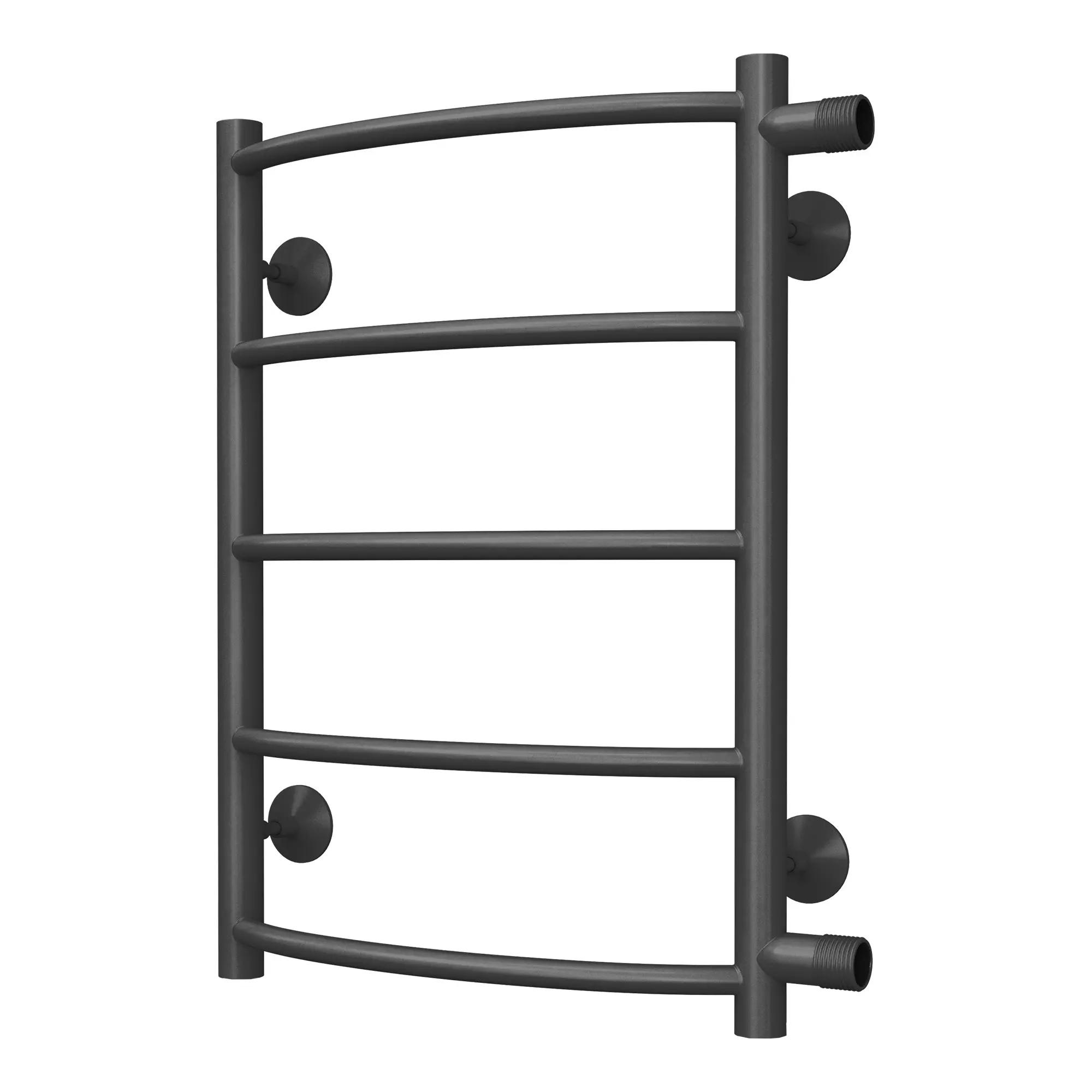 Изображение товара Полотенцесушитель водяной Royal thermo Classic black П5 400x596 БП м/о 500 43x60 см 1" нержавеющая сталь