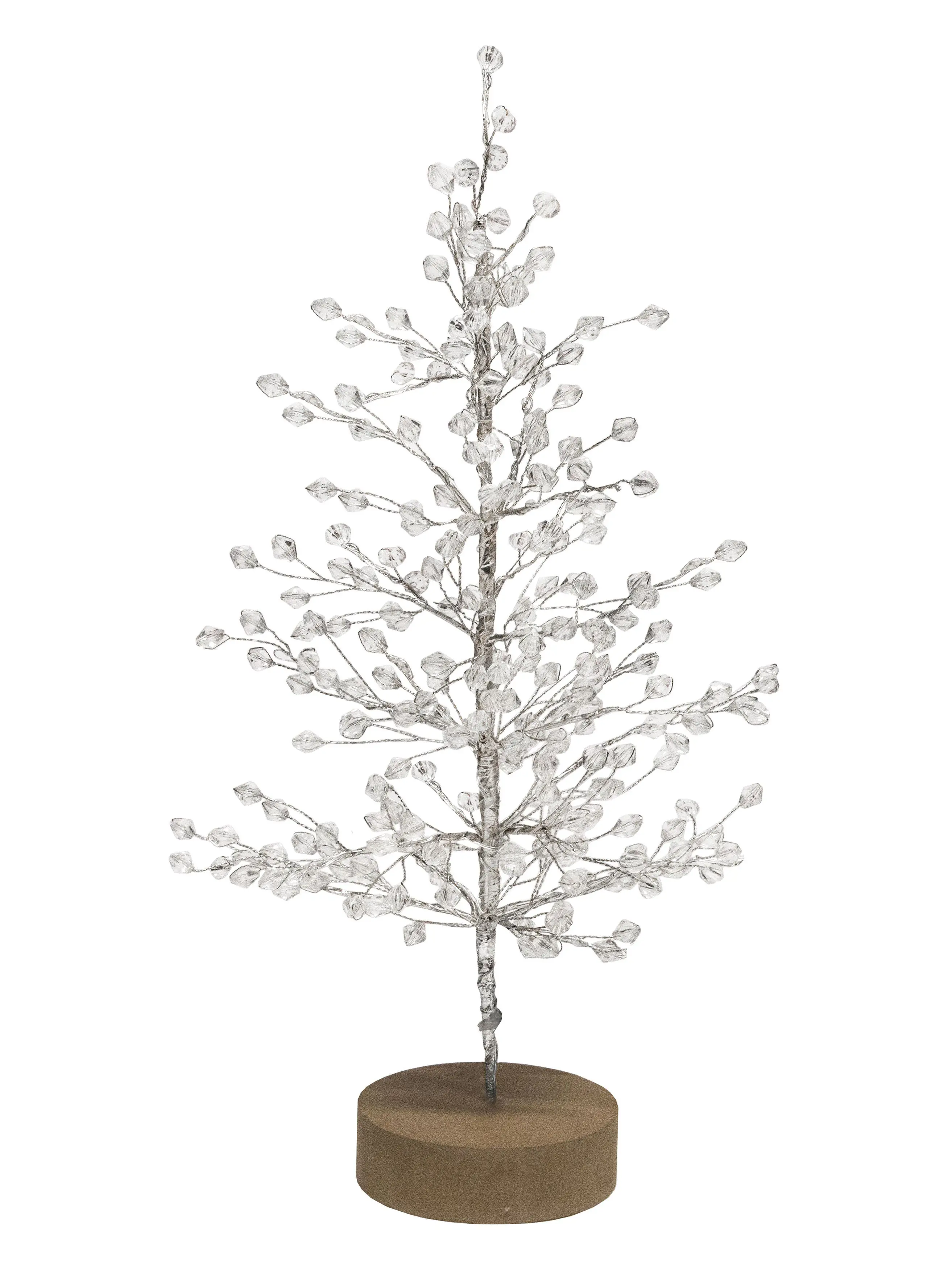 Изображение товара Светящаяся электрическая фигура Дерево серебристое для дома Magic time h 40 см разноцветный