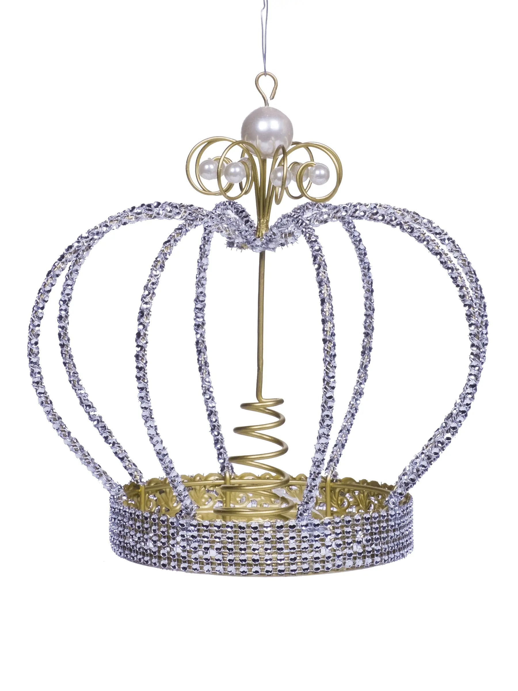 Изображение товара Верхушка на елку Valma h 21 см серый/серебристый