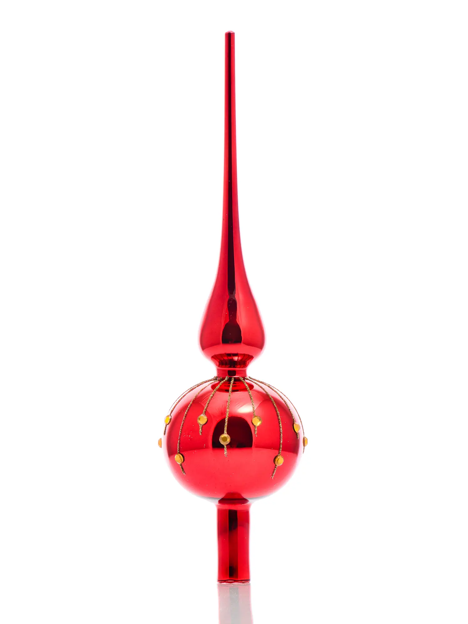 Изображение товара Верхушка на елку Magic time h 31 см красный