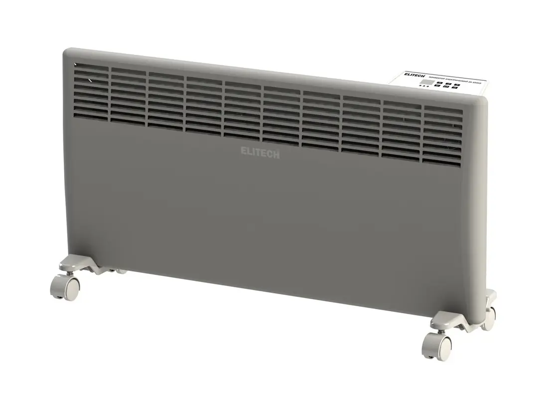 Изображение товара Электрический конвектор Elitech ЭК 2000Э с электронным термостатом 2000 Вт для помещений до 25 кв.м