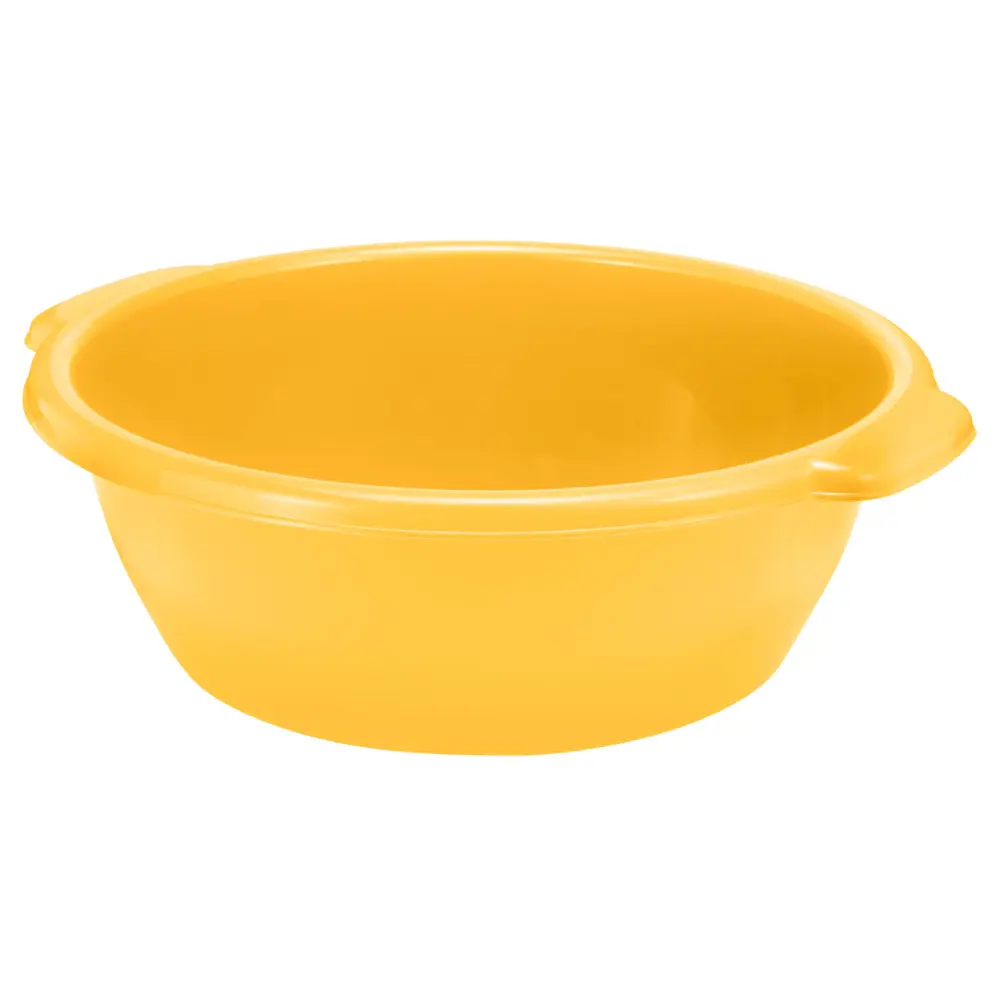 Изображение товара Таз овальный Бытпласт полипропилен 17.5 л цвет желтый
