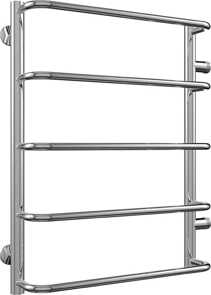 Изображение товара Полотенцесушитель водяной лестница Terminus Стандарт 60x70 см 1" нержавеющая сталь цвет хром
